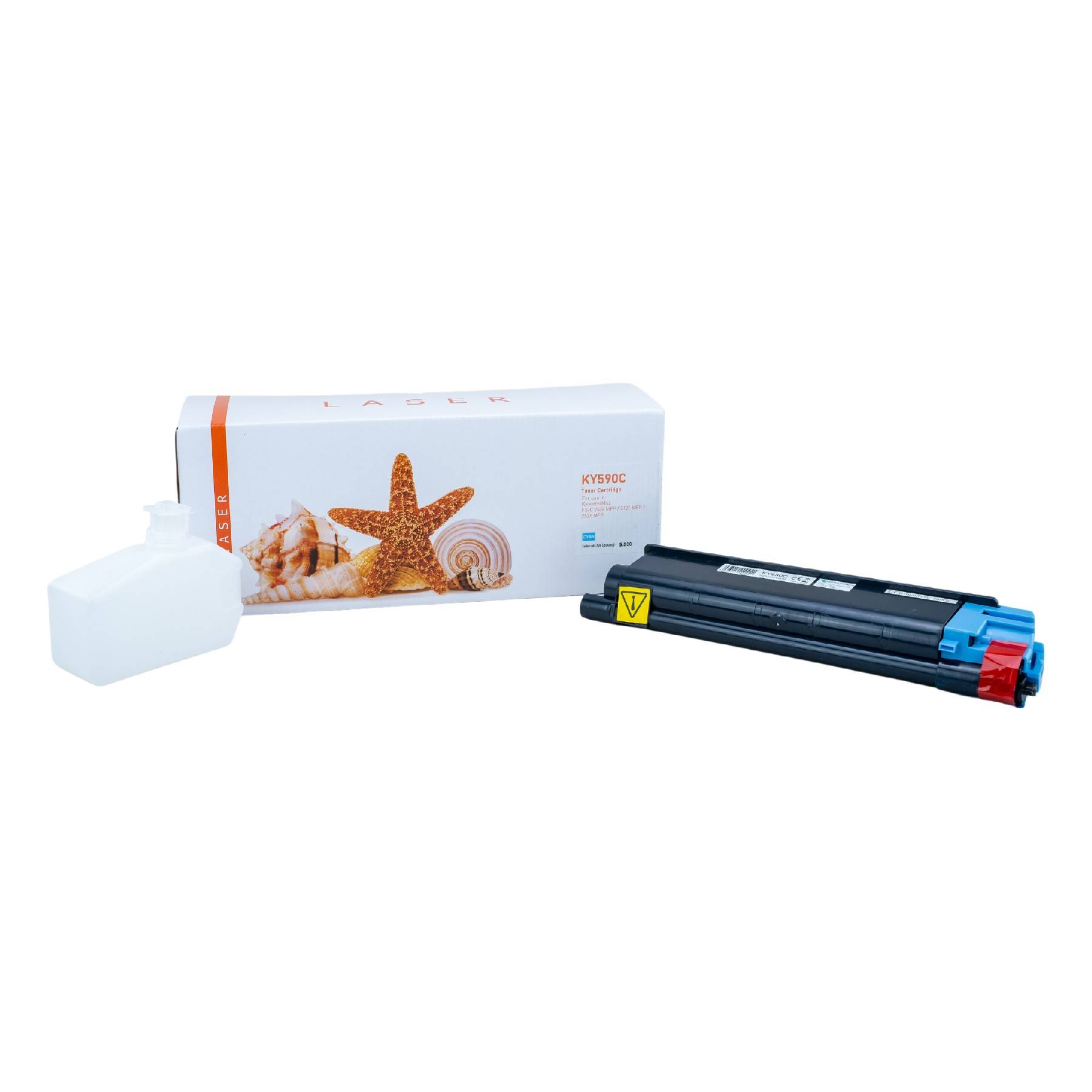 Kompatibles Toner-Kit cyan (1T02KVCNL0-3) ersetzt TK-590C