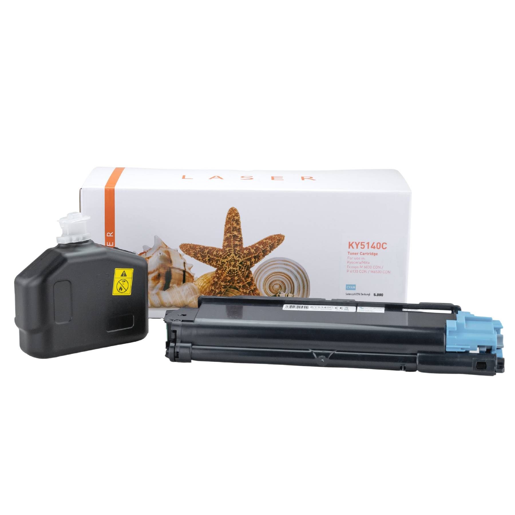 Kompatibles Toner-Kit cyan (1T02NRCNL0-3) ersetzt TK-5140C