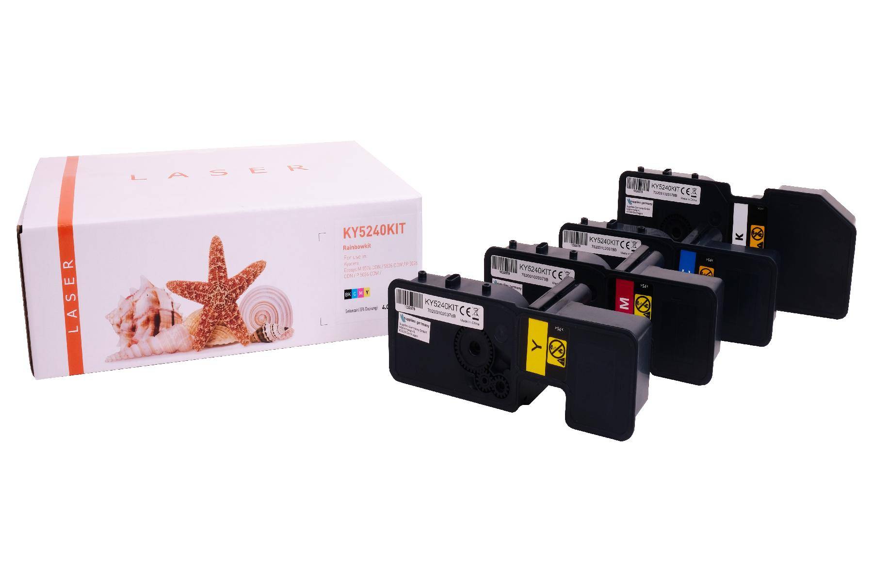 Kompatibles Toner-Kit (1T02R7ANL0-RAIN-3) ersetzt TK-5240K, TK-5240C, TK-5240M, TK-5240Y