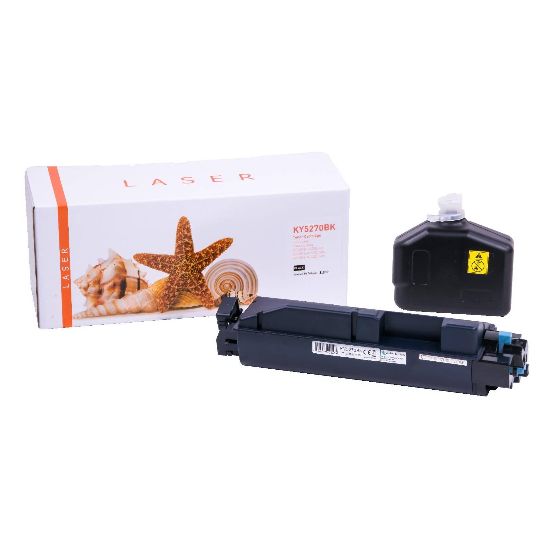 Kompatibles Toner-Kit schwarz (1T02TV0NL0-3) ersetzt TK-5270K
