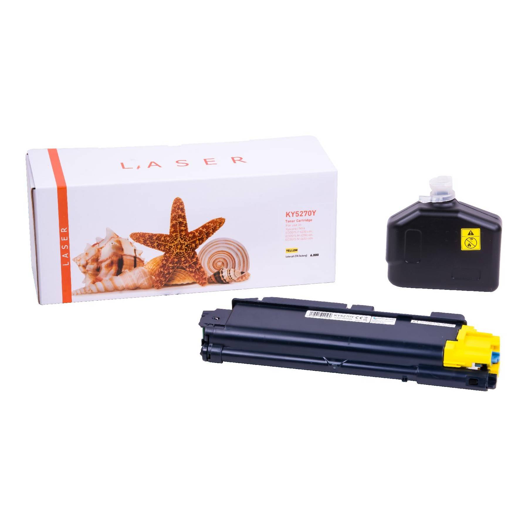 Kompatibles Toner-Kit gelb (1T02TVANL0-3) ersetzt TK-5270Y