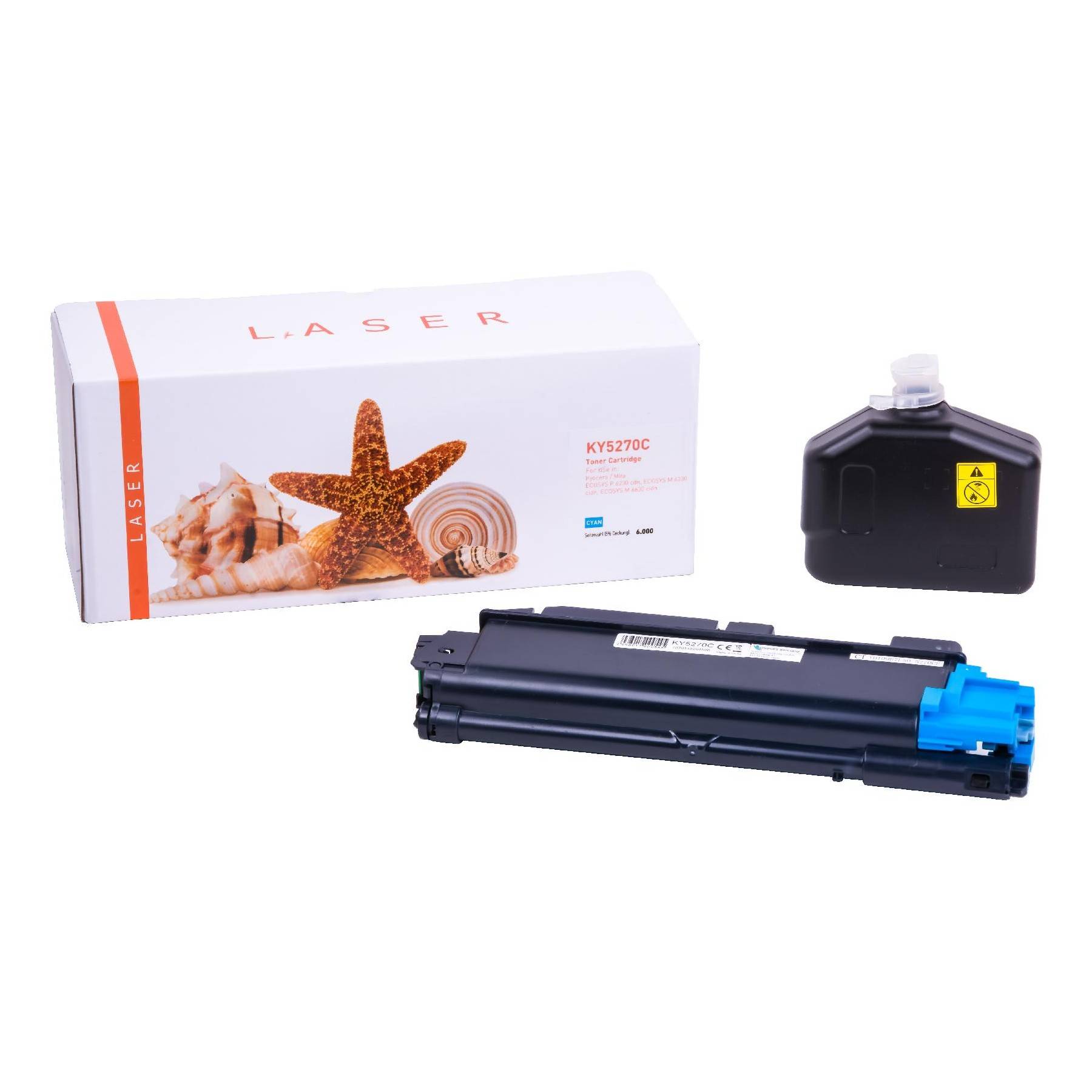 Kompatibles Toner-Kit cyan (1T02TVCNL0-3) ersetzt TK-5270C