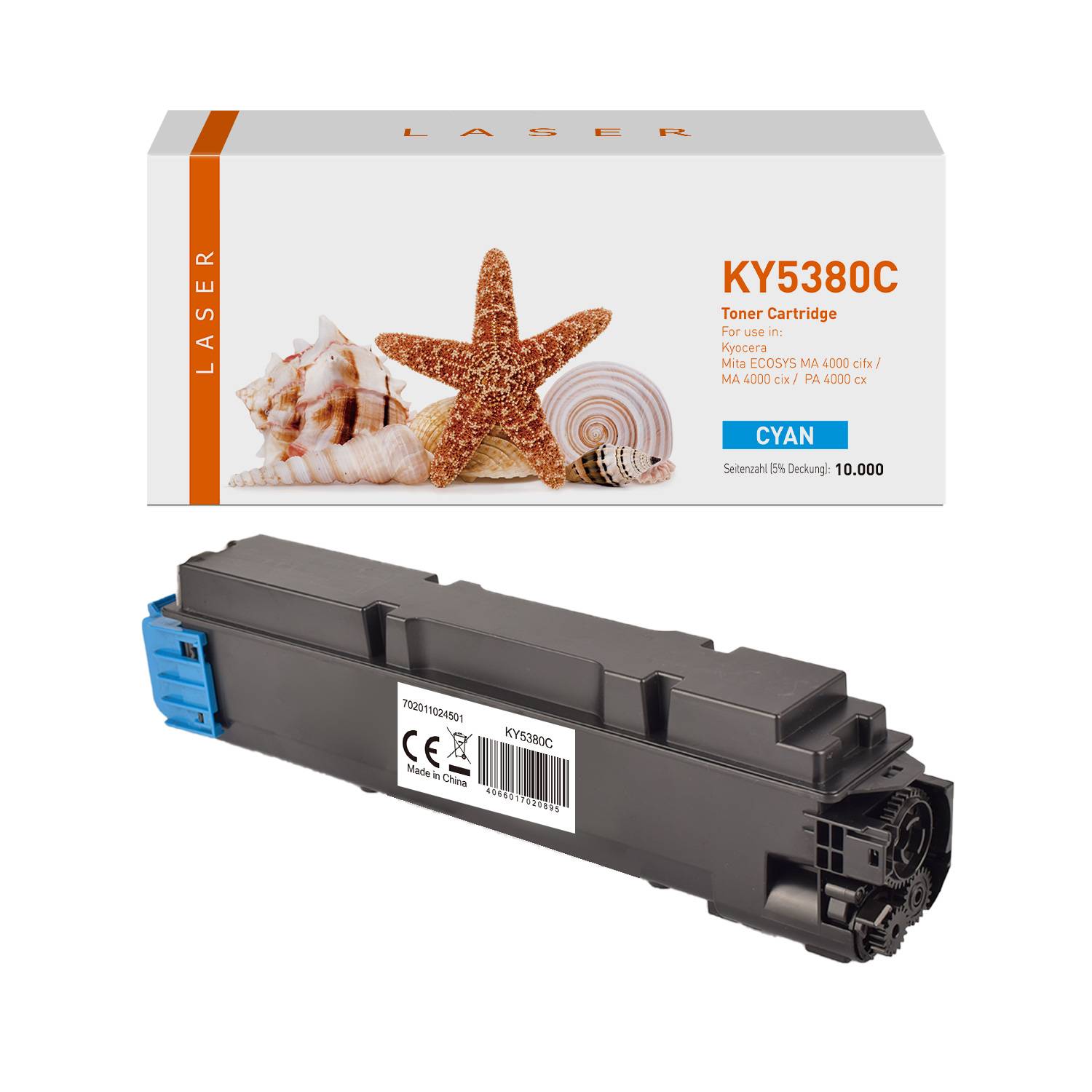 Kompatibles Toner-Kit cyan (1T02Z0CNL0-3) ersetzt TK-5380C