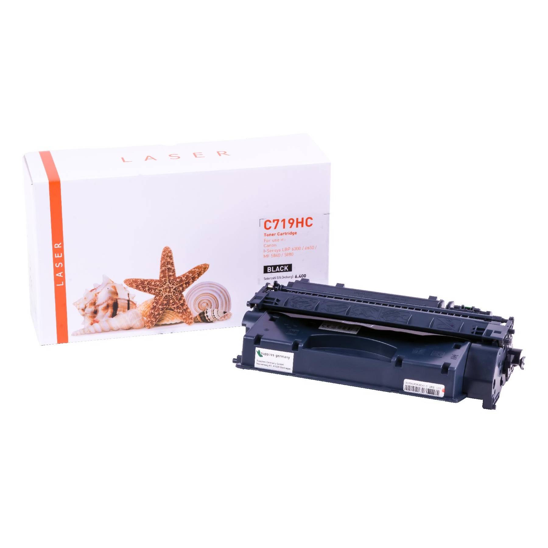 Kompatible Toner-Kartusche schwarz HC (3480B002-3) ersetzt 719H, 80X