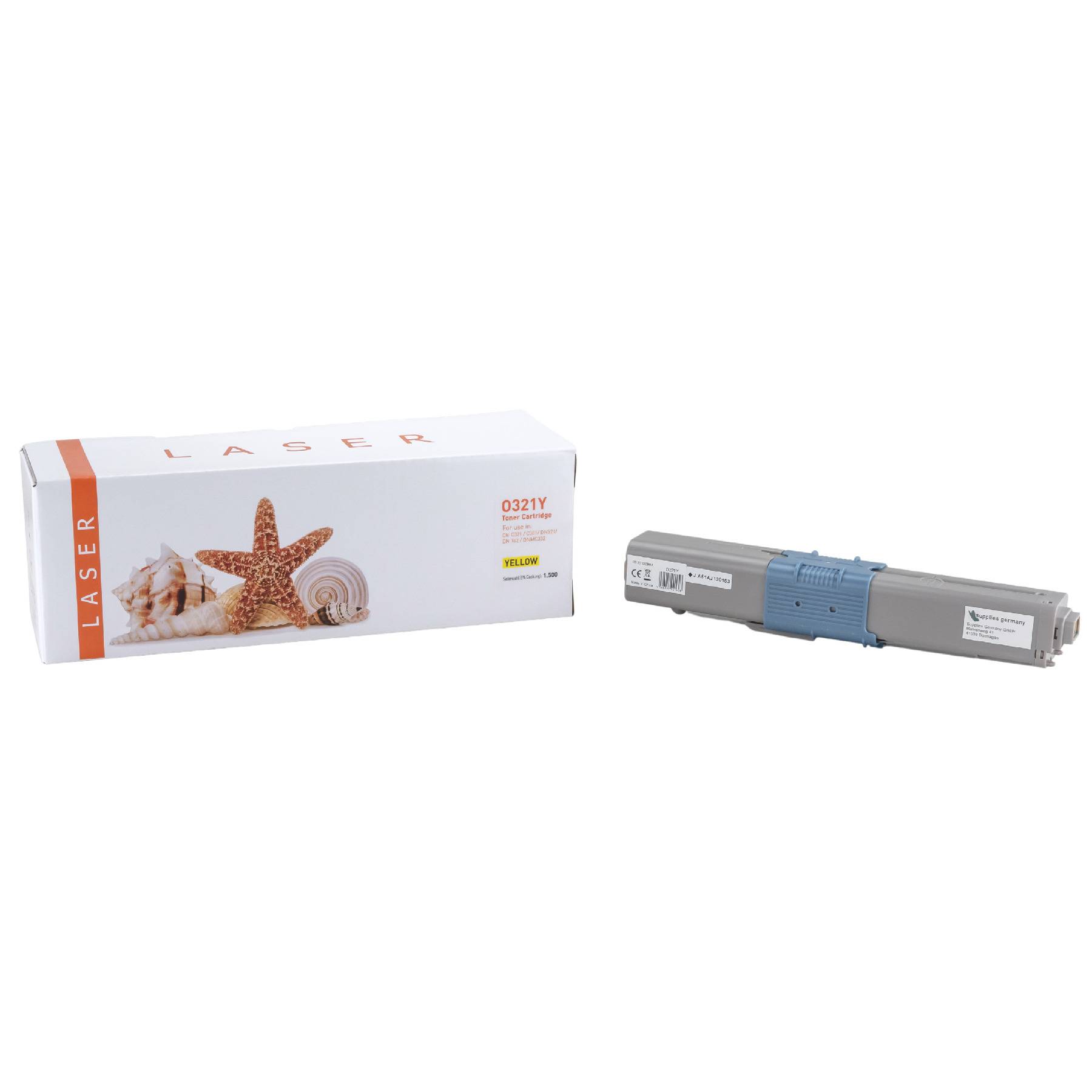 Kompatibles Toner-Kit gelb (44973533-3) ersetzt 44973533