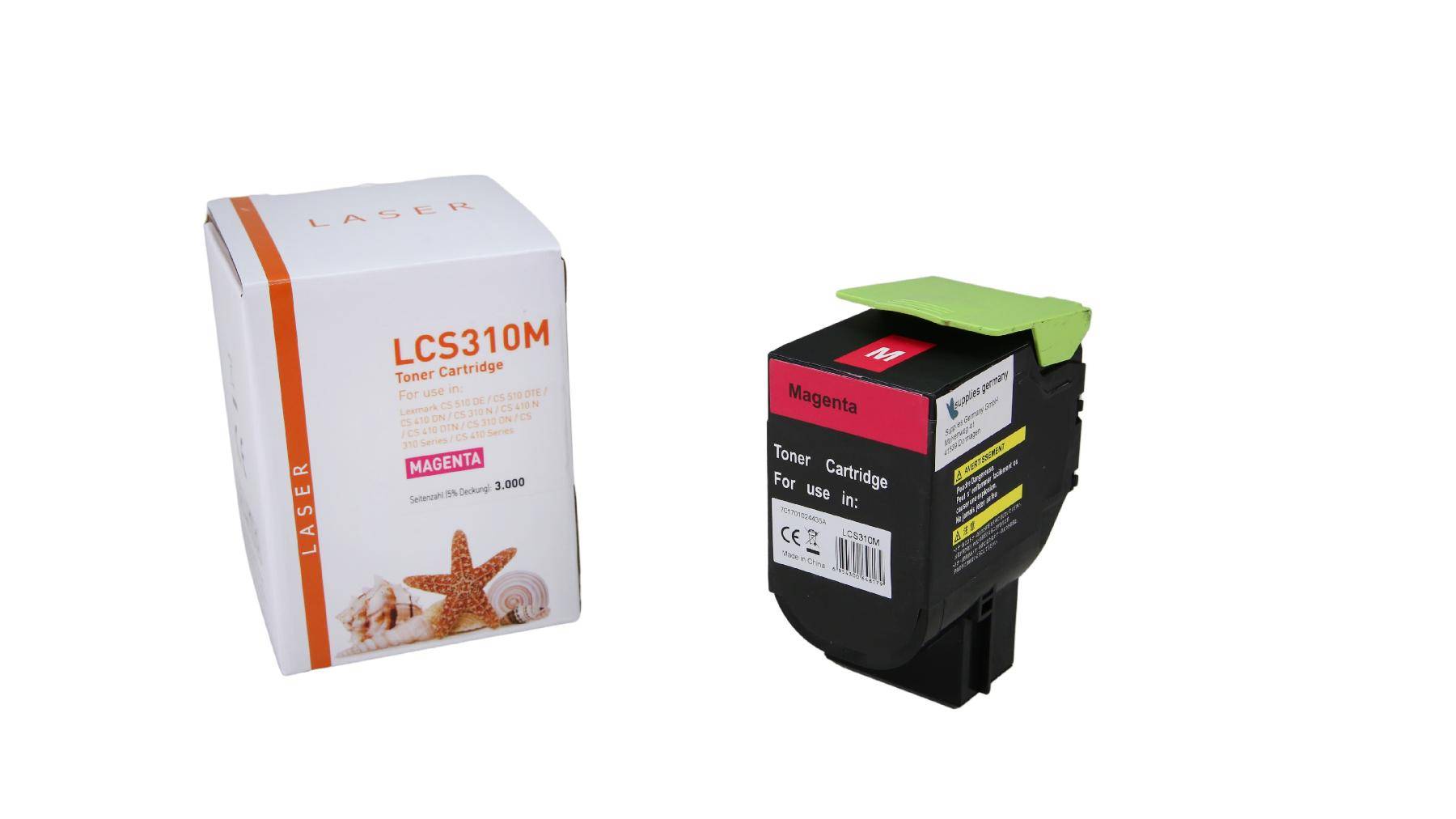Kompatibles Toner-Kit magenta HC (70C2HM0-3) ersetzt 702HM