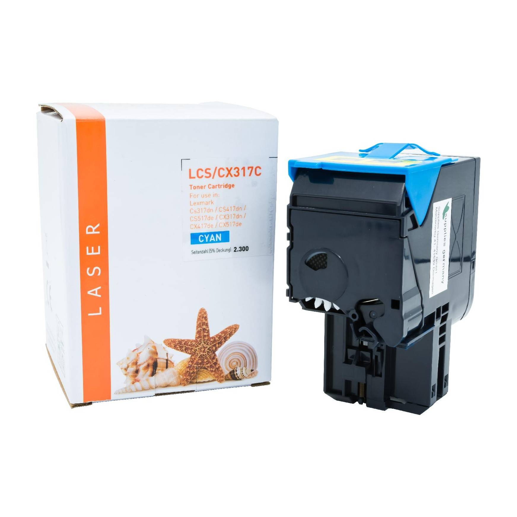 Kompatibles Toner-Kit cyan (71B20C0-3) ersetzt 71B20C0