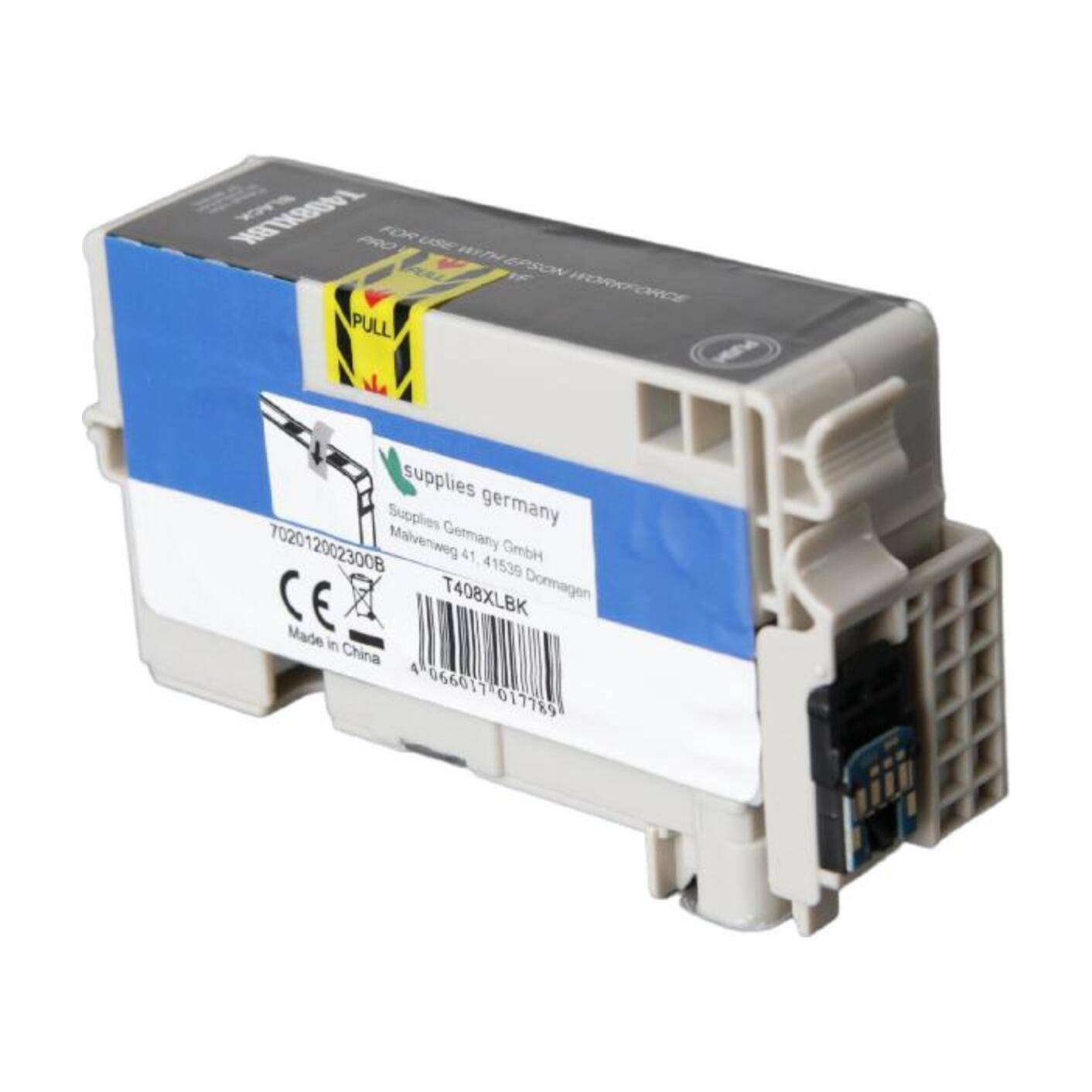 Kompatible Tintenpatrone schwarz HC (C13T09K14010-3) ersetzt 408L