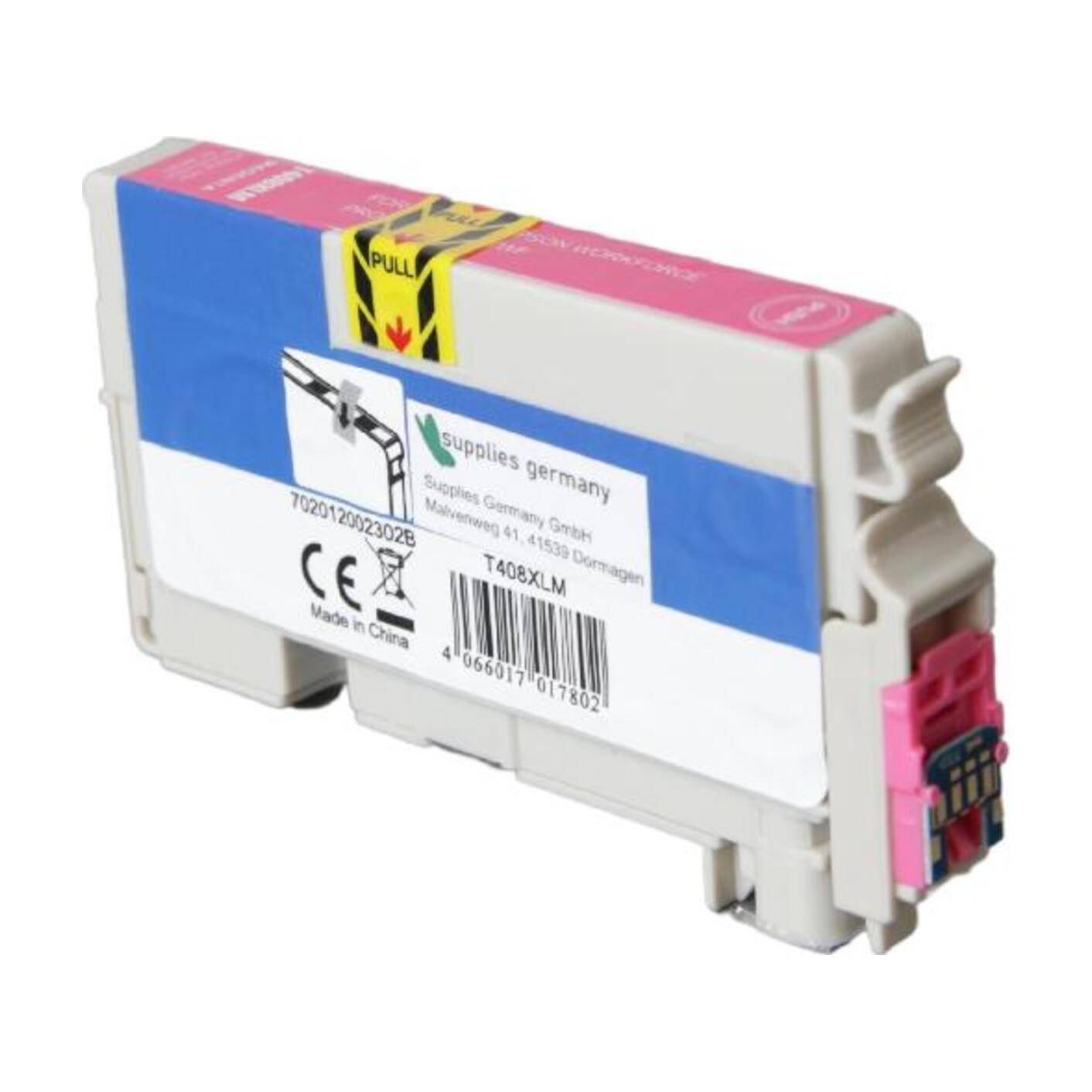 Kompatible Tintenpatrone magenta HC (C13T09K34010-3) ersetzt 408L