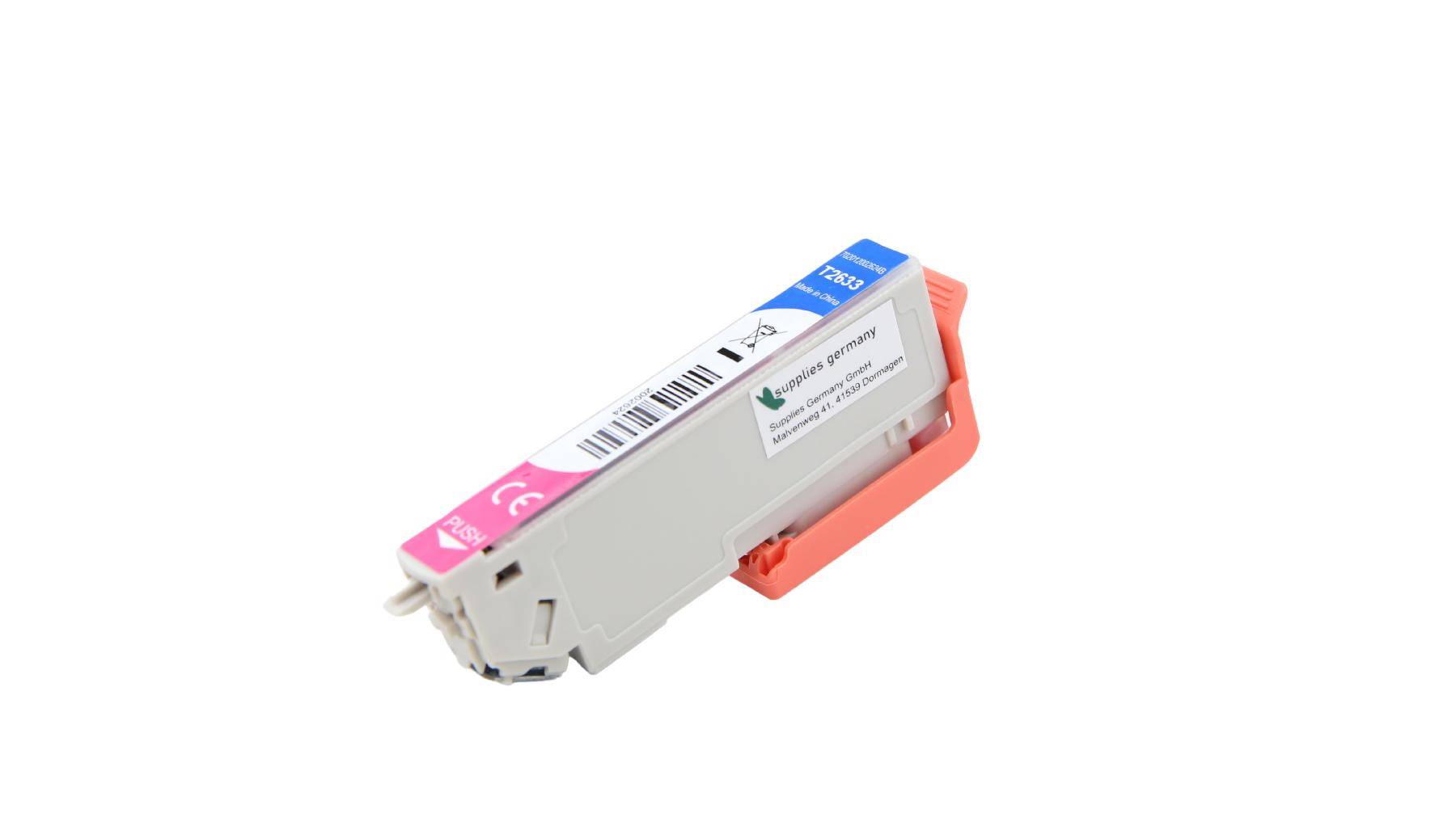 Kompatible Tintenpatrone magenta HC (C13T26334010-3) ersetzt T2633