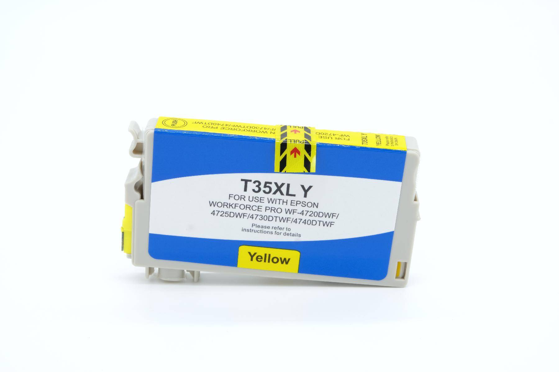 Kompatible Tintenpatrone gelb HC (C13T35944010-3) ersetzt 35XL