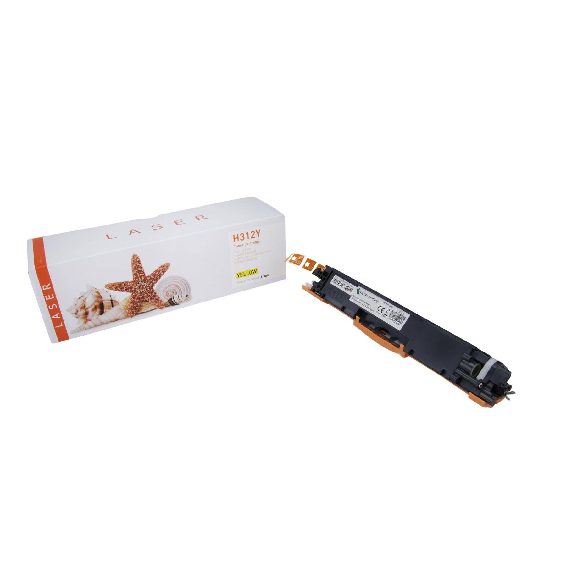 Kompatible Toner-Kartusche gelb (CE312A-3) ersetzt 126A