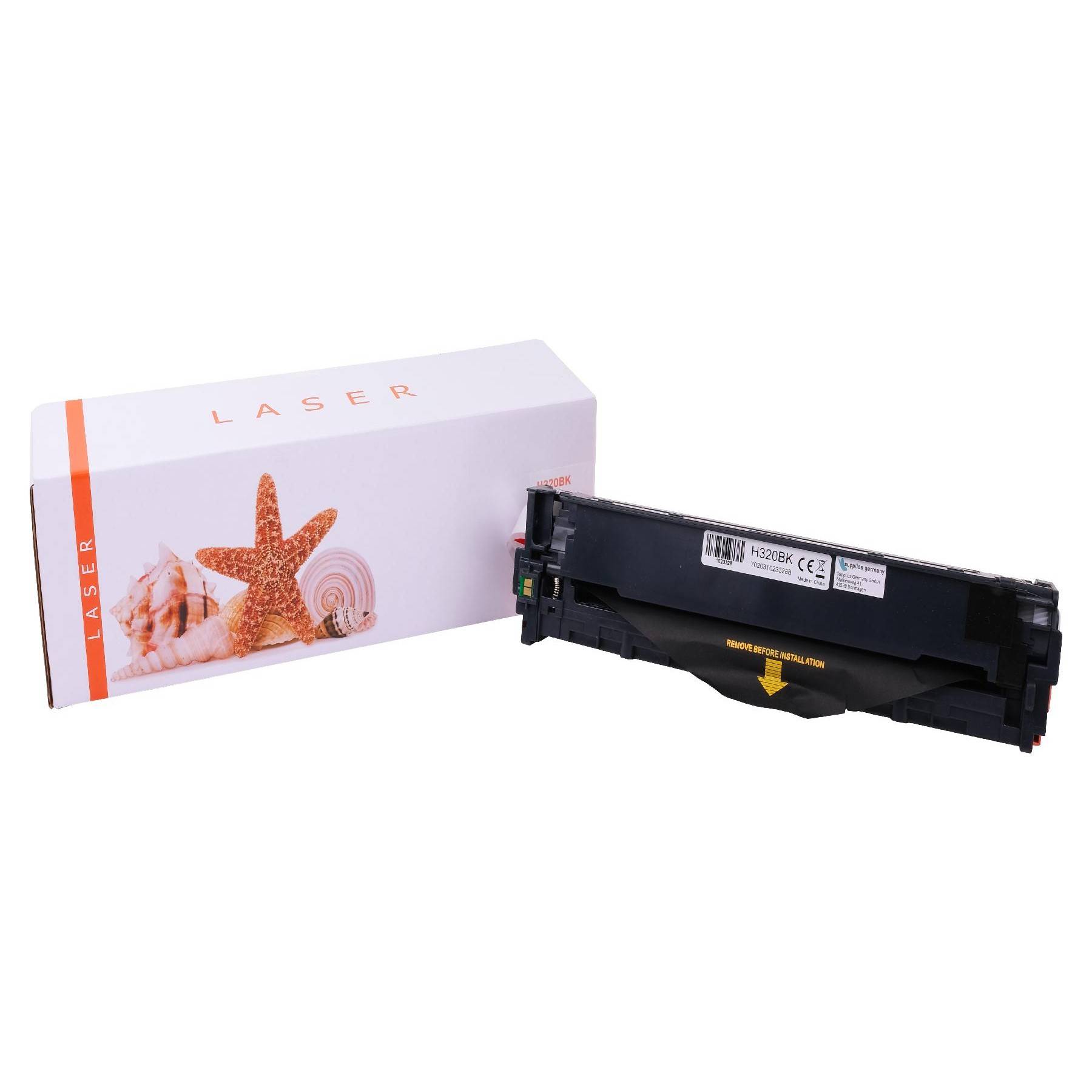 Kompatible Toner-Kartusche schwarz (CE320A-3) ersetzt 128A