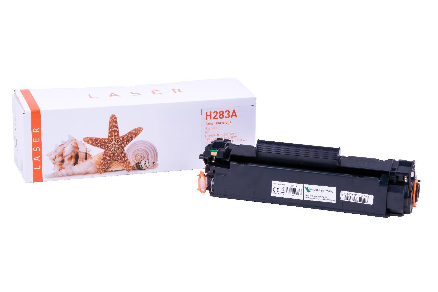 Kompatible Toner-Kartusche schwarz (CF283A-3) ersetzt 83A