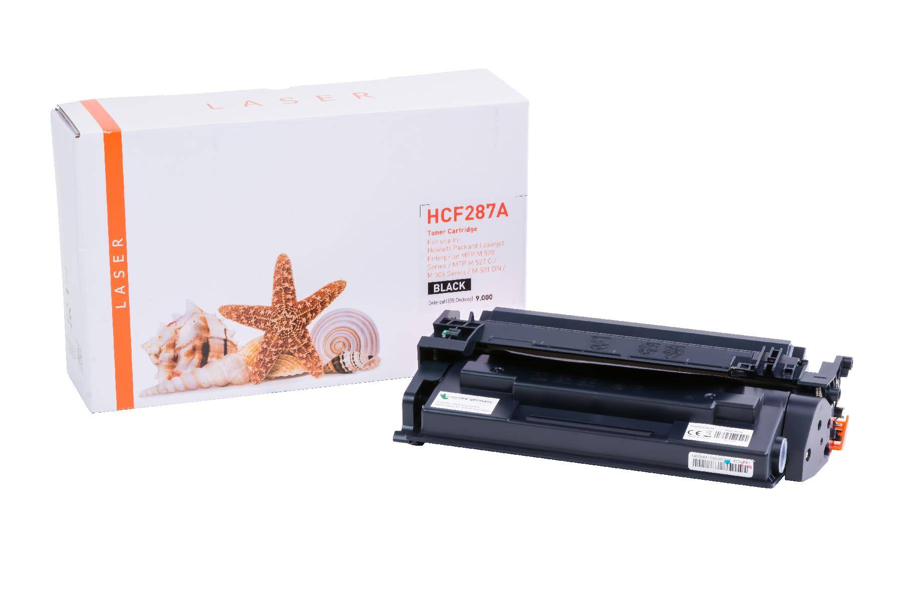 Kompatible Toner-Kartusche schwarz SC (CF287A-3) ersetzt 87A