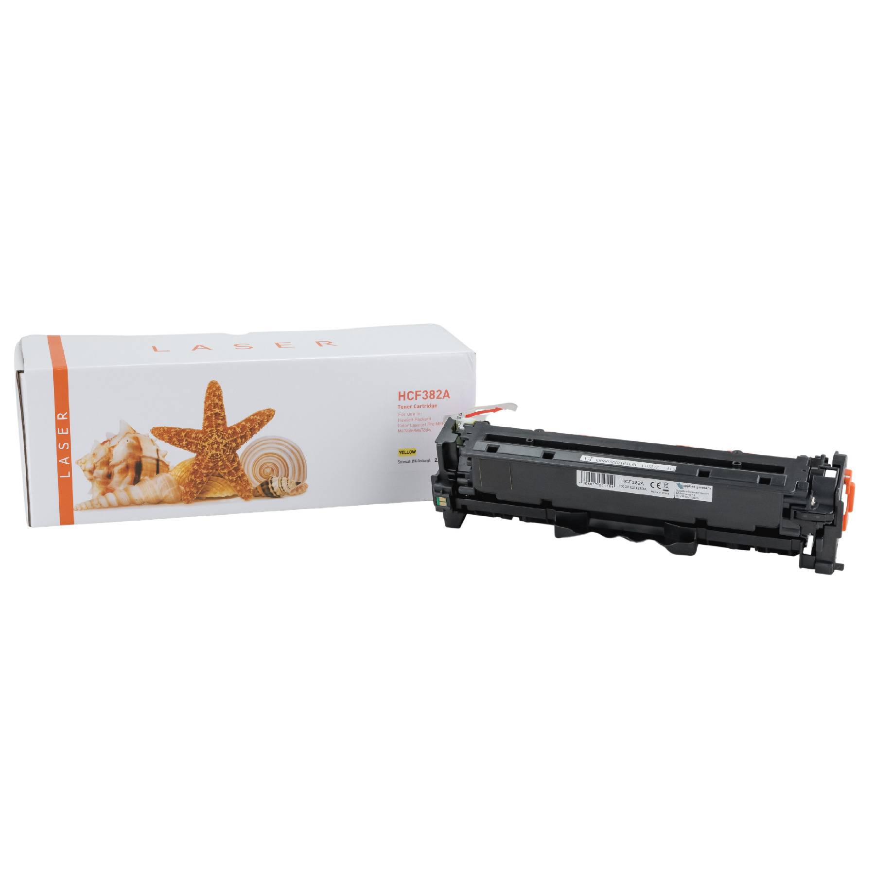 Kompatible Toner-Kartusche gelb (CF382A-3) ersetzt 312A