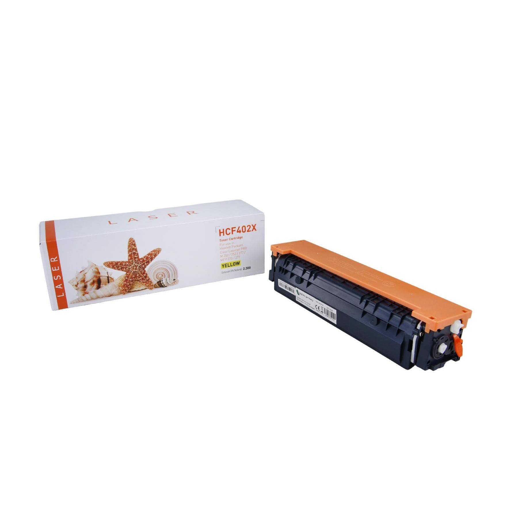Kompatible Toner-Kartusche gelb HC (CF402X-3) ersetzt 201X