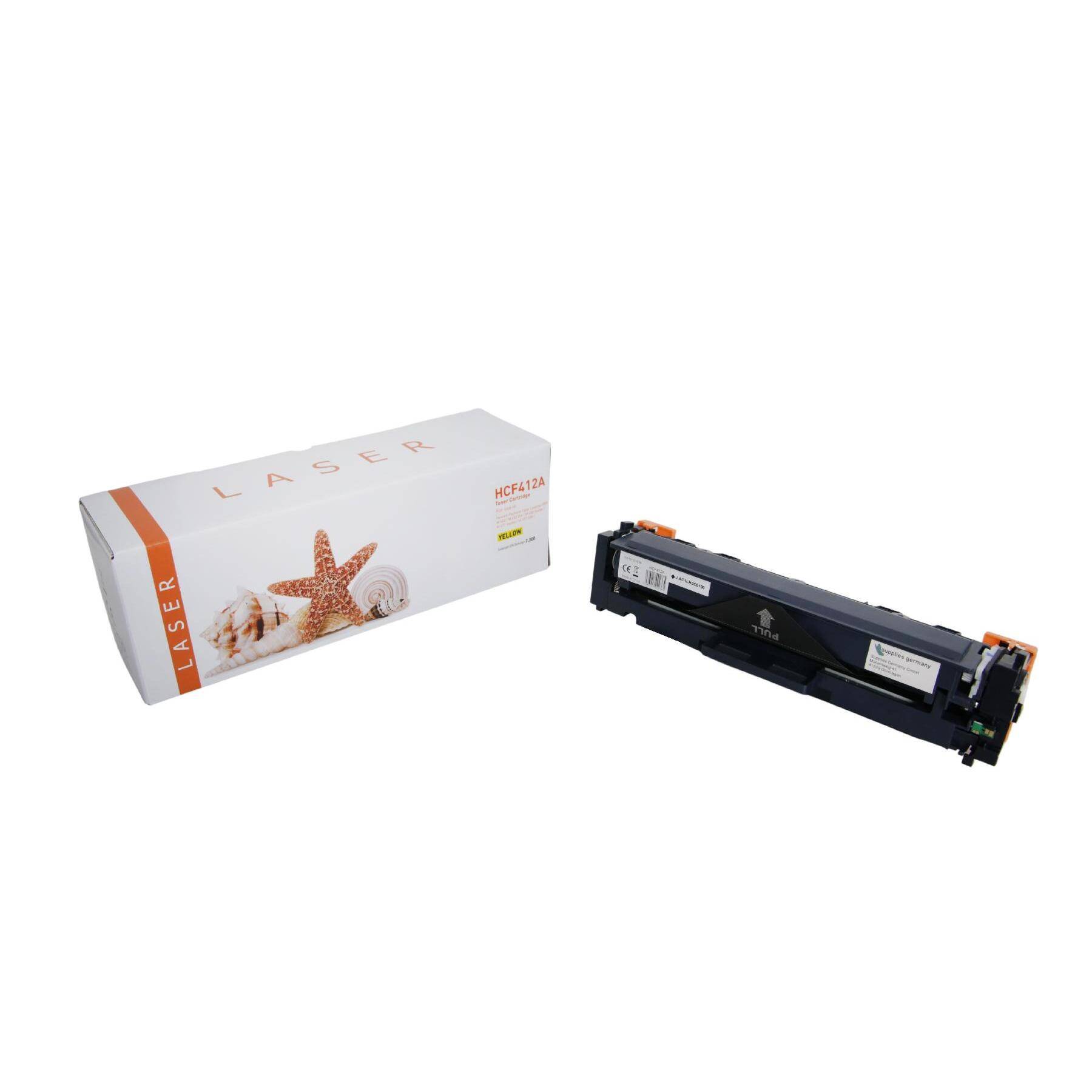 Kompatible Toner-Kartusche gelb (CF412A-3) ersetzt 410A