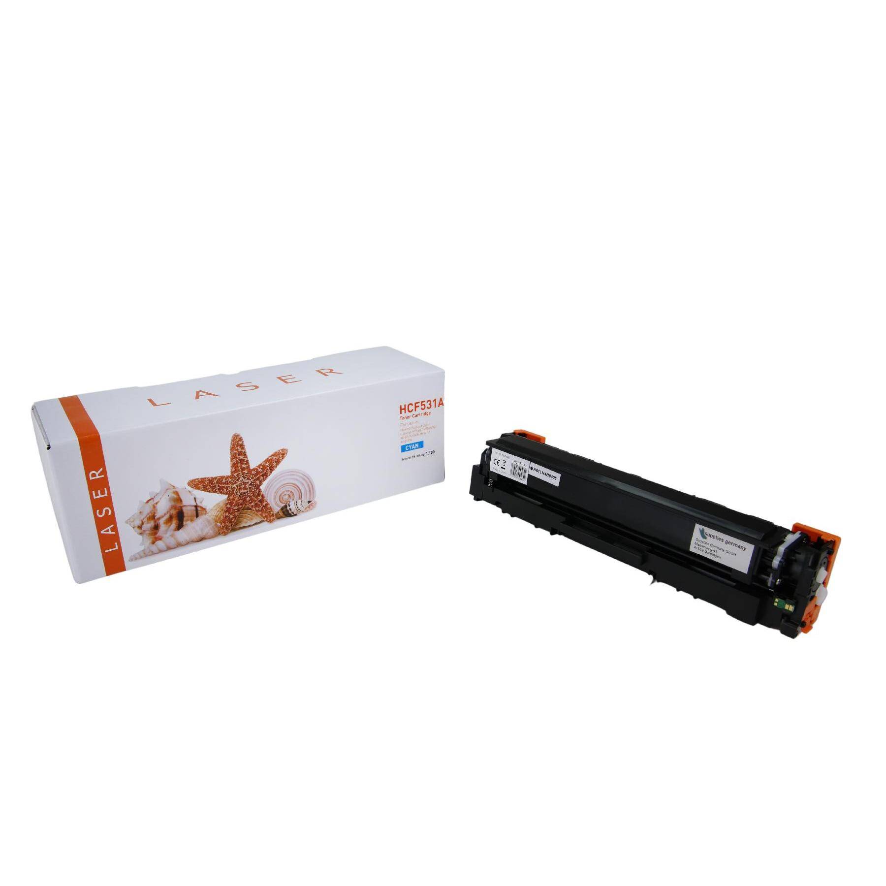 Kompatible Toner-Kartusche cyan (CF531A-3) ersetzt 205A
