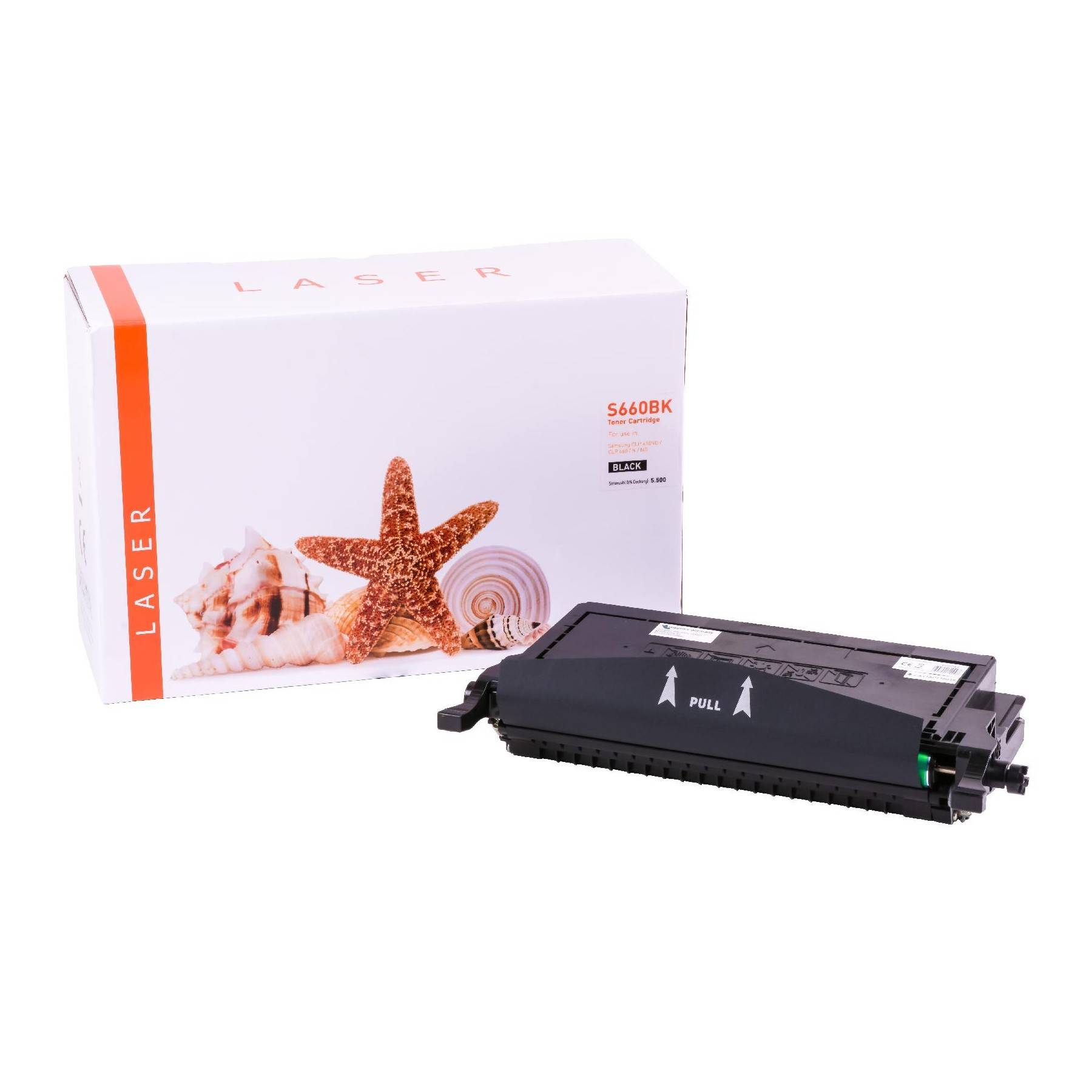 Kompatible Toner-Kartusche schwarz HC (CLP-K660BELS-3) ersetzt 660
