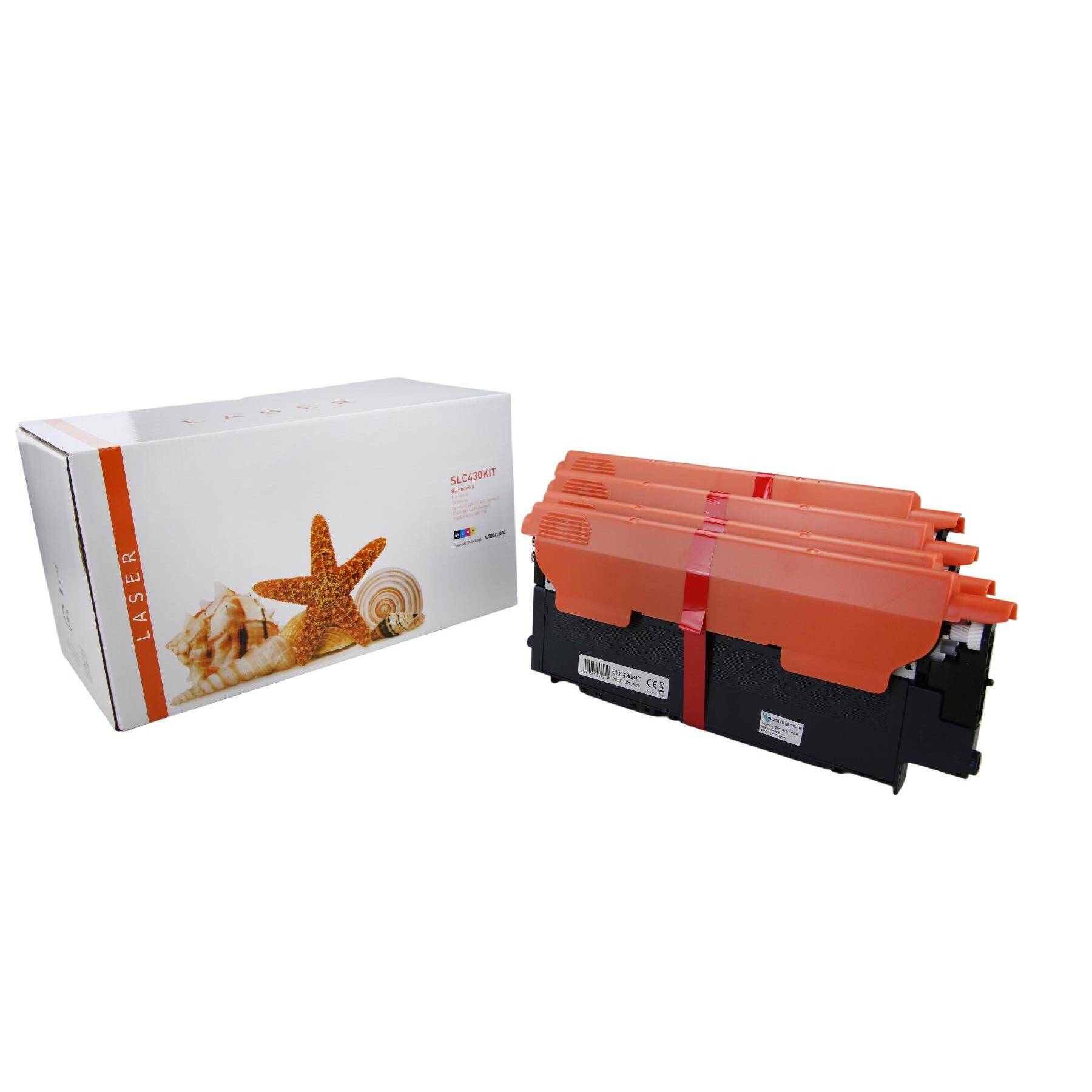 Kompatibles Toner-Kit gelb, magenta, schwarz, cyan (CLT-P404CELS-3) ersetzt K404S, C404S, M404S, Y404S