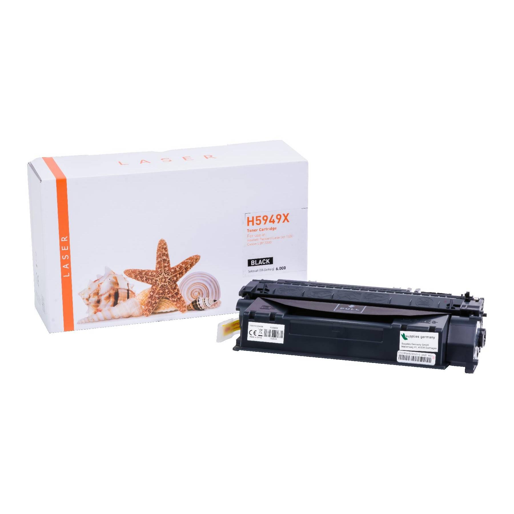 Kompatible Toner-Kartusche schwarz HC (Q-5949-X-3) ersetzt 49X