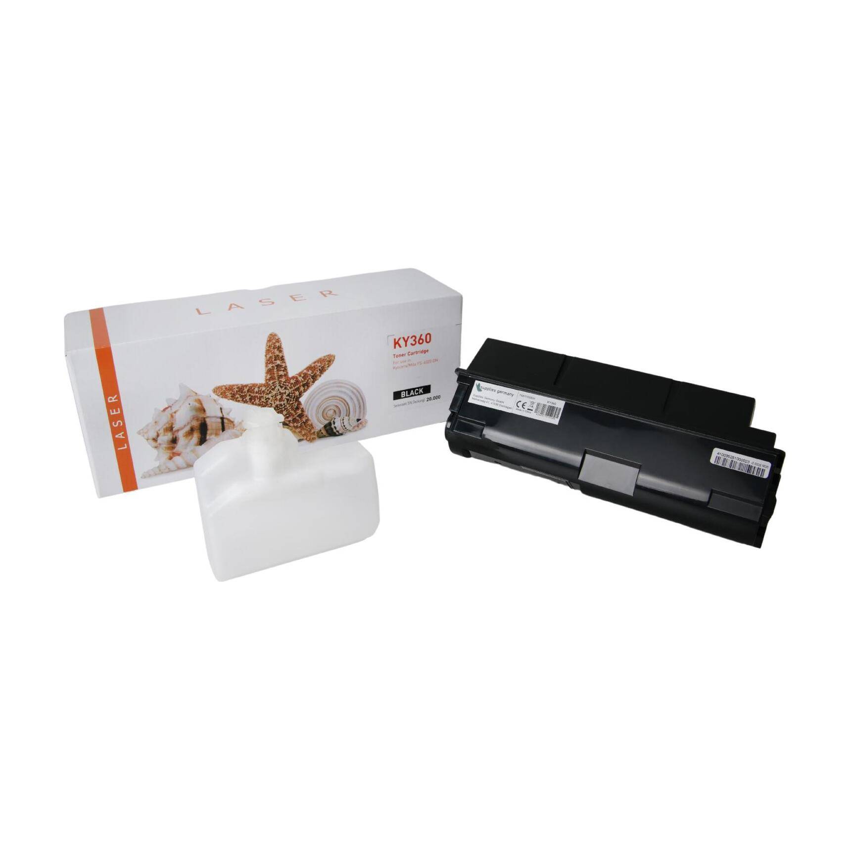 Kompatibles Toner-Kit schwarz (TK-360-3) ersetzt TK-360