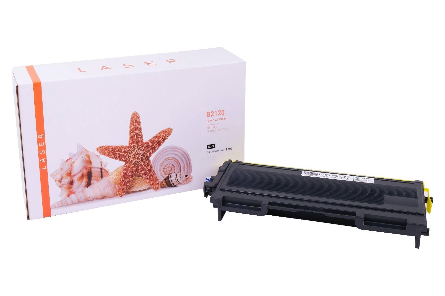 Kompatibles Toner-Kit schwarz HC (TN-2120-3) ersetzt TN-2120