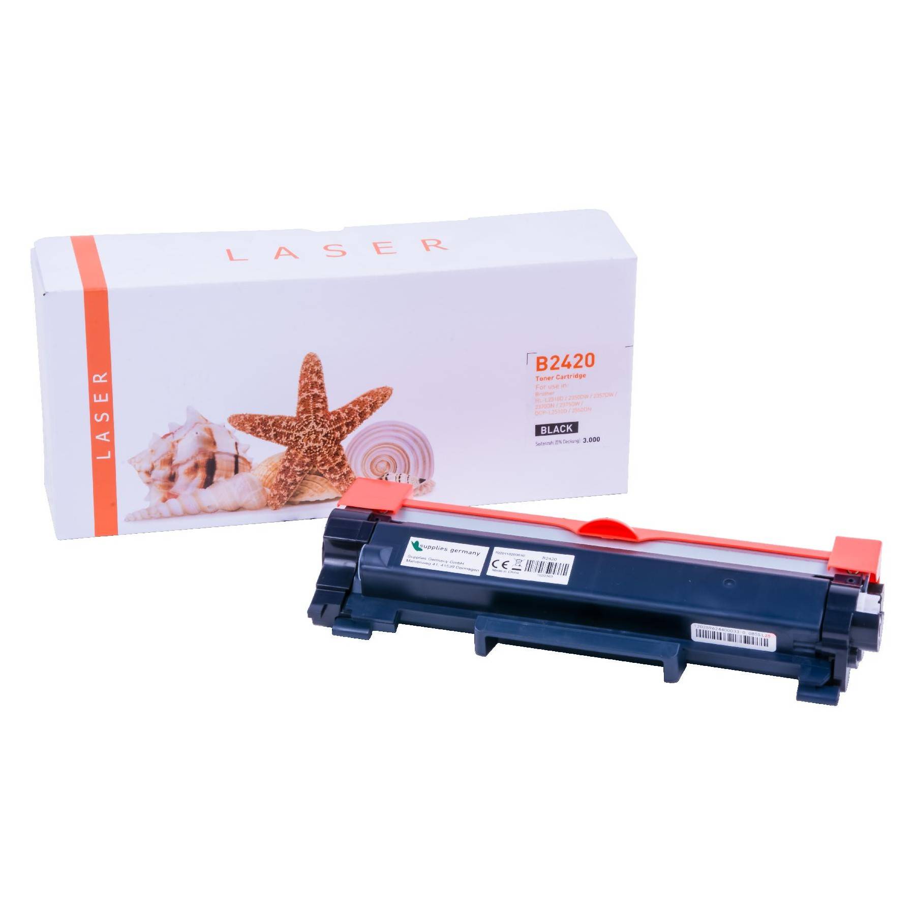 Toner kompatibel zu Brother TN-2420, schwarz, 3.000 Seiten