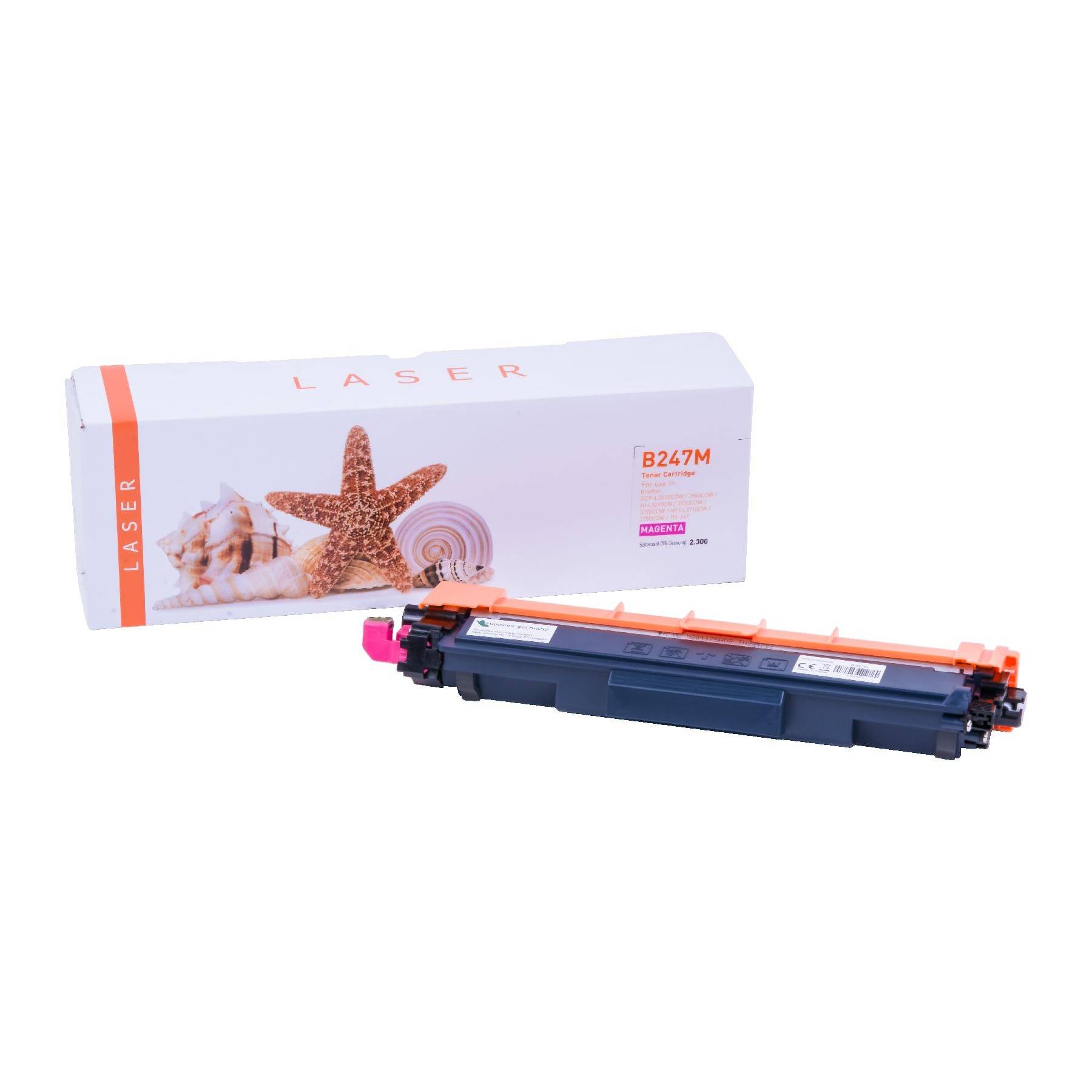 Kompatible Toner-Kartusche magenta HC (TN-247M-3) ersetzt TN-247M