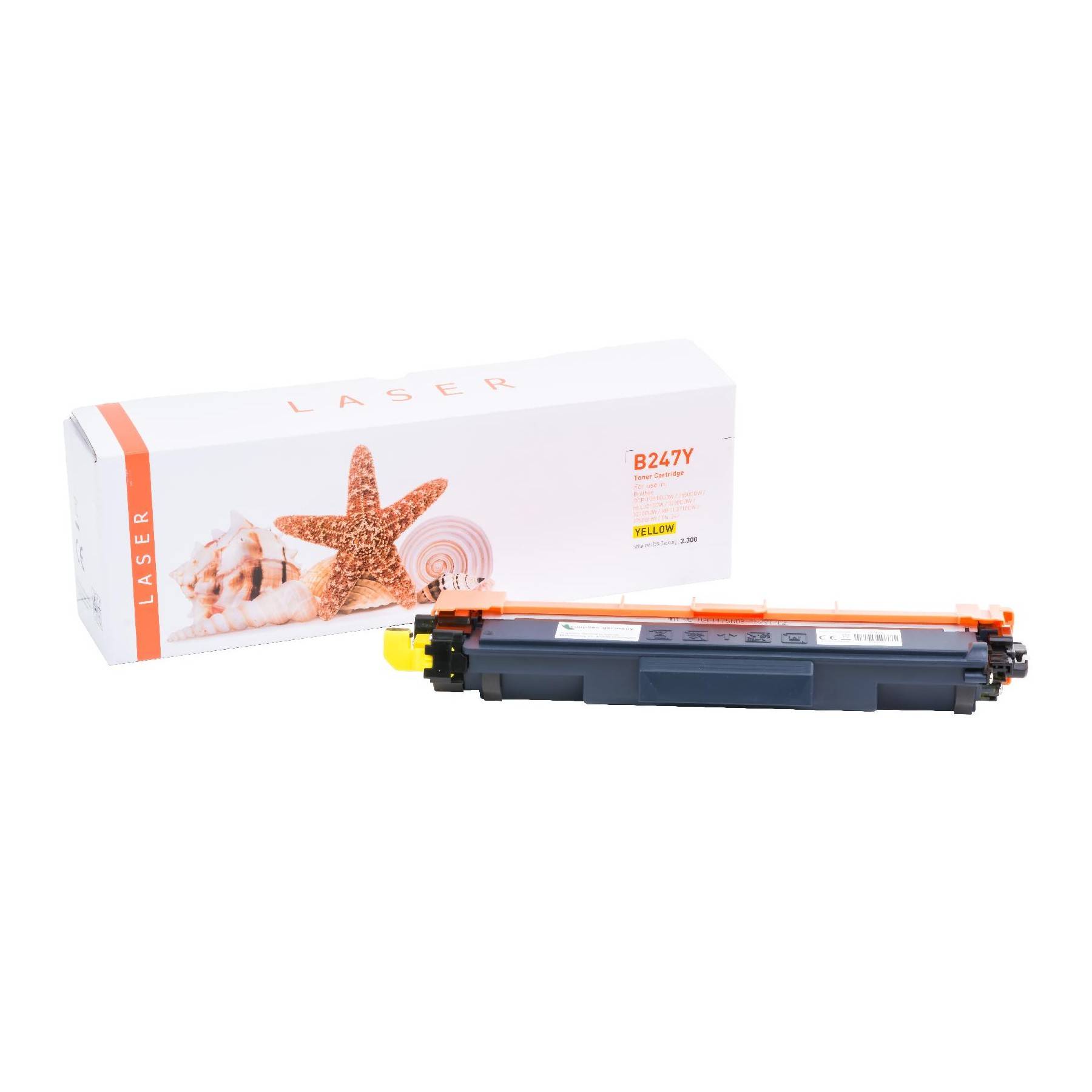 Kompatible Toner-Kartusche gelb HC (TN-247Y-3) ersetzt TN-247Y