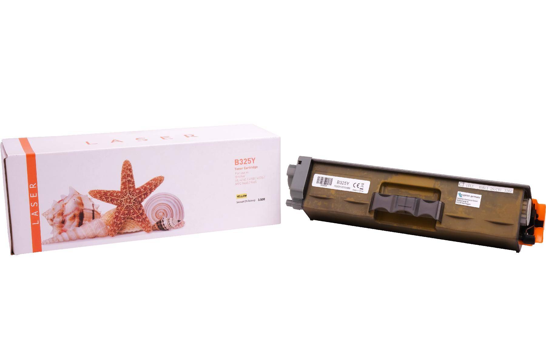 Kompatibles Toner-Kit gelb HC (TN-325Y-3) ersetzt TN-325Y