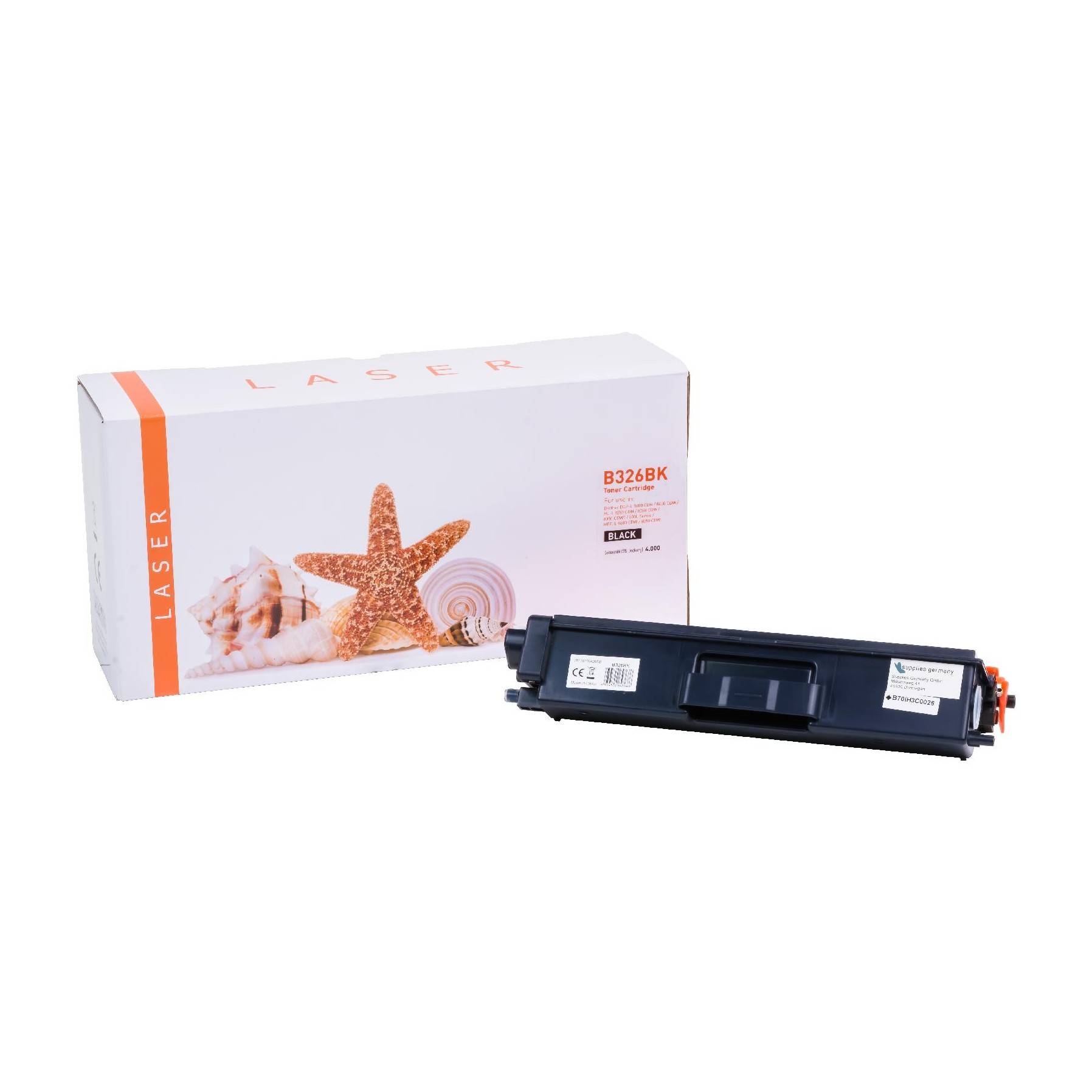 Kompatibles Toner-Kit schwarz HC (TN-326BK-3) ersetzt TN-326BK