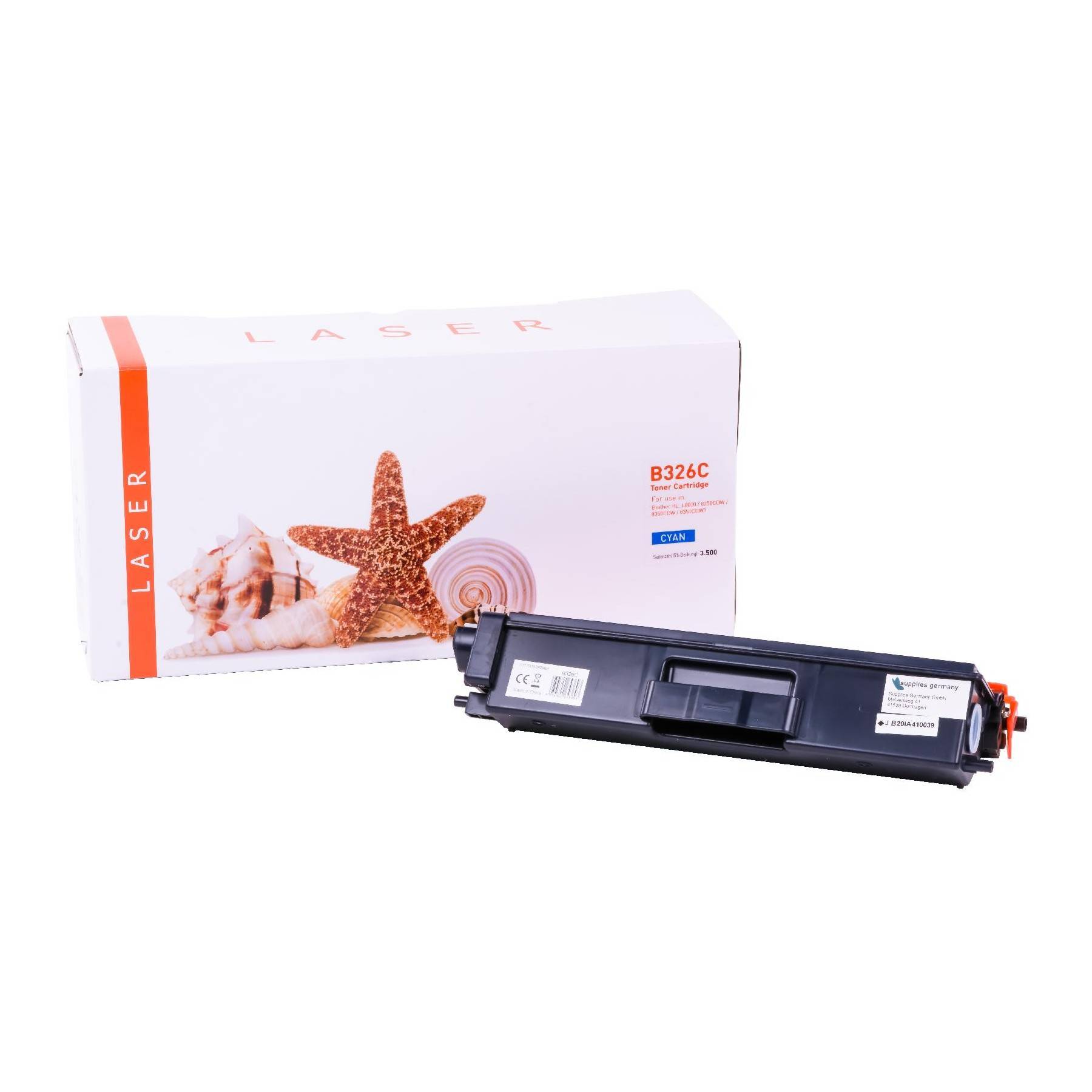 Kompatibles Toner-Kit cyan HC (TN-326C-3) ersetzt TN-326C