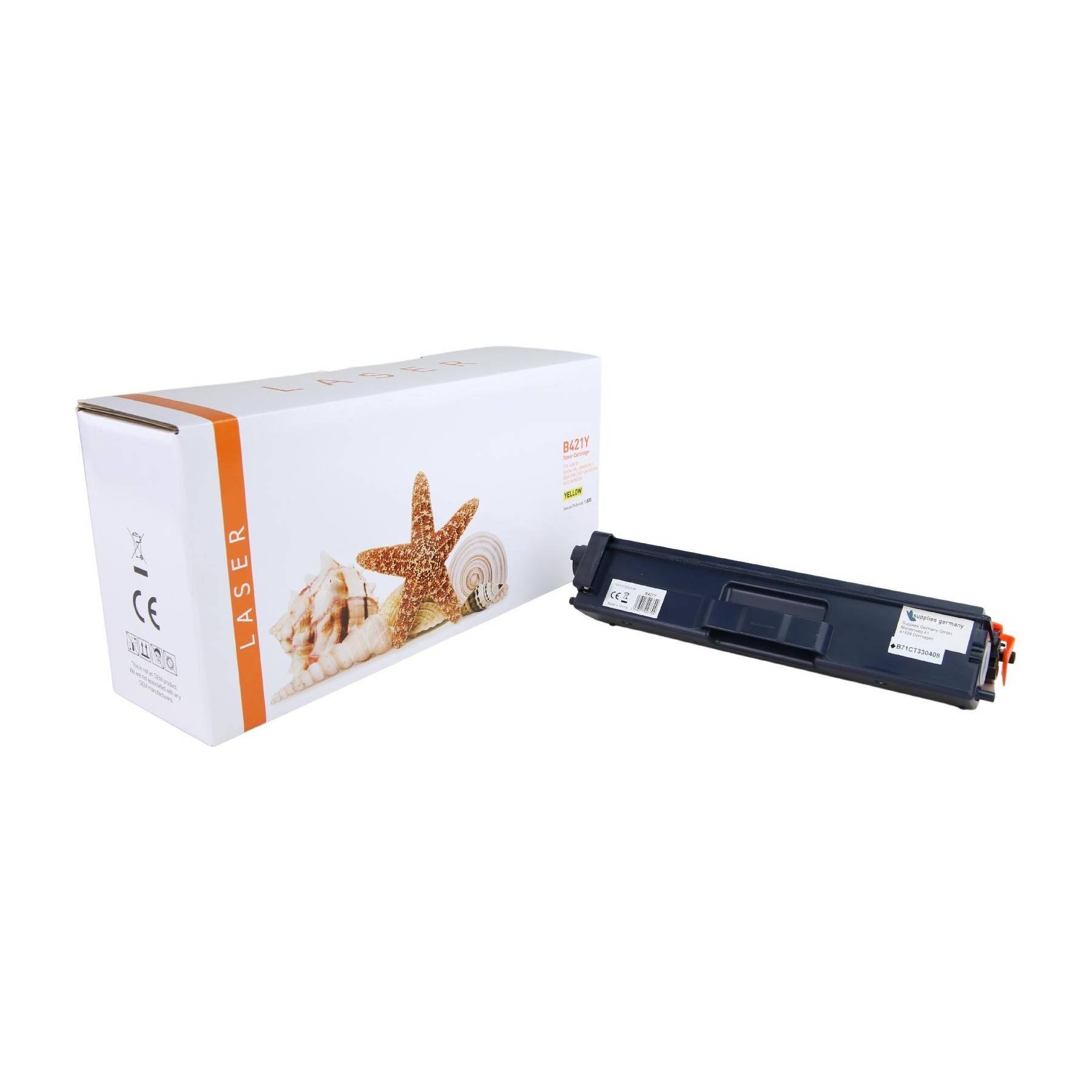 Kompatible Toner-Kartusche gelb (TN-421Y-3) ersetzt TN-421Y