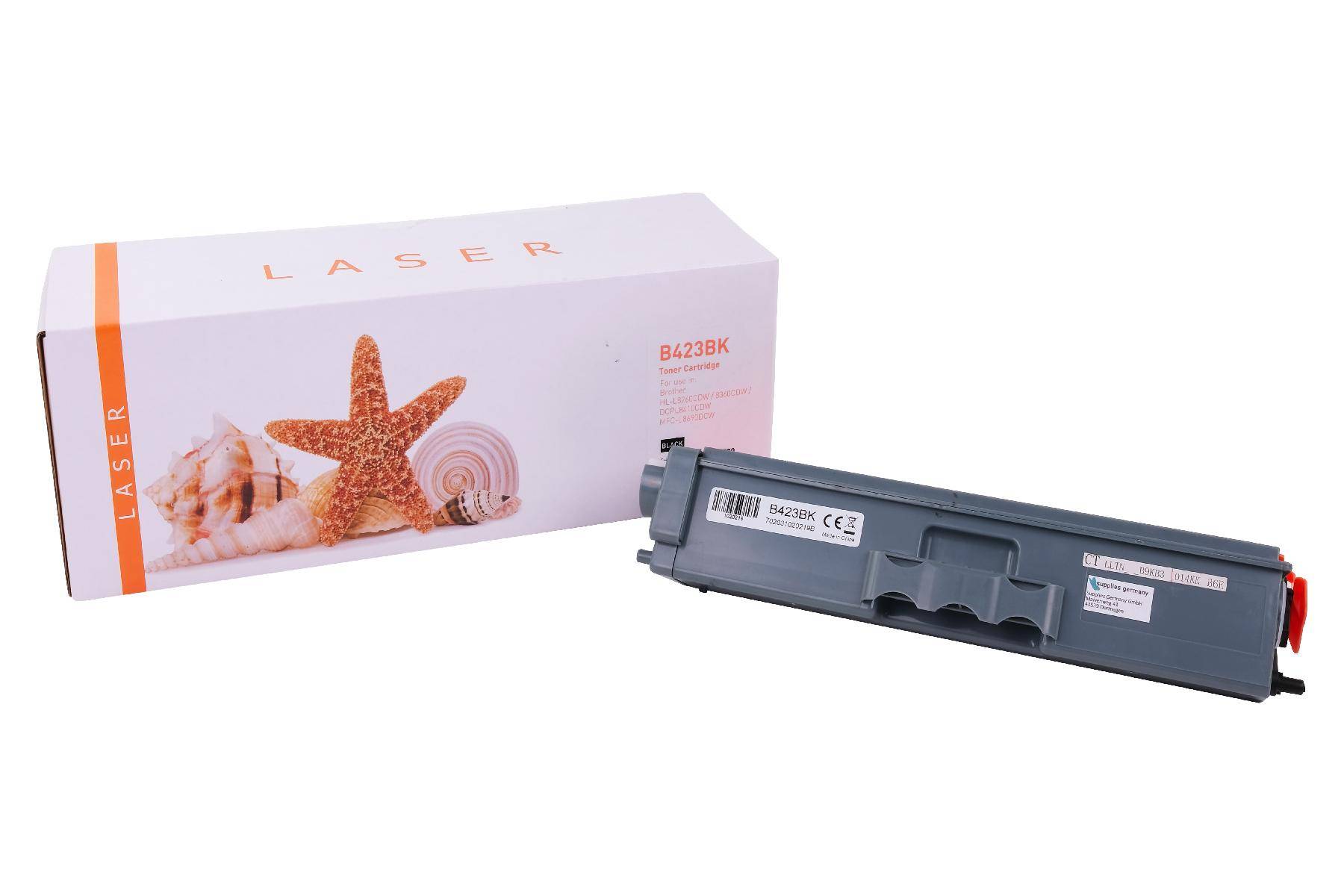 Kompatible Toner-Kartusche schwarz HC (TN-423BK-3) ersetzt TN-423BK