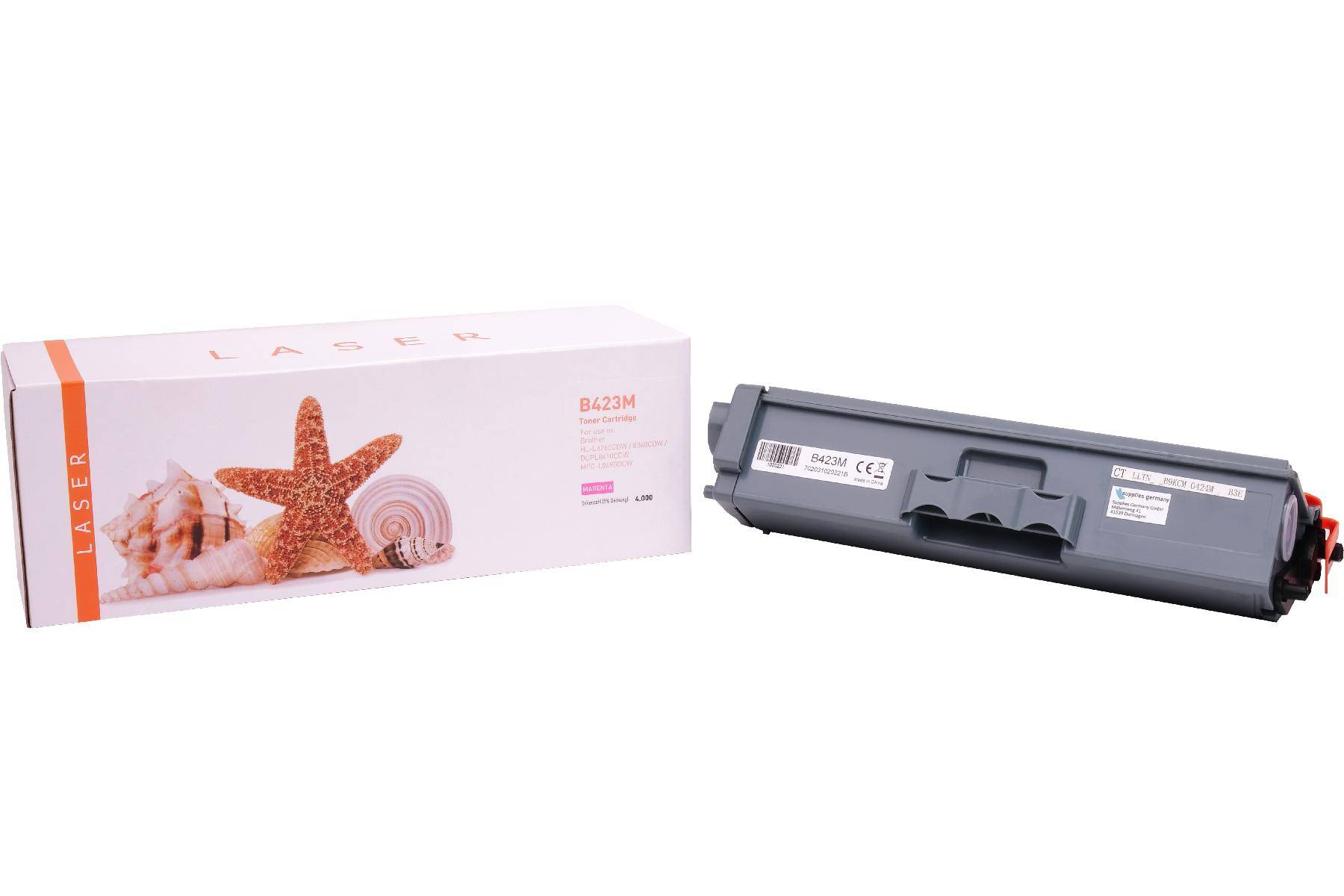 Kompatible Toner-Kartusche magenta HC (TN-423M-3) ersetzt TN-423M