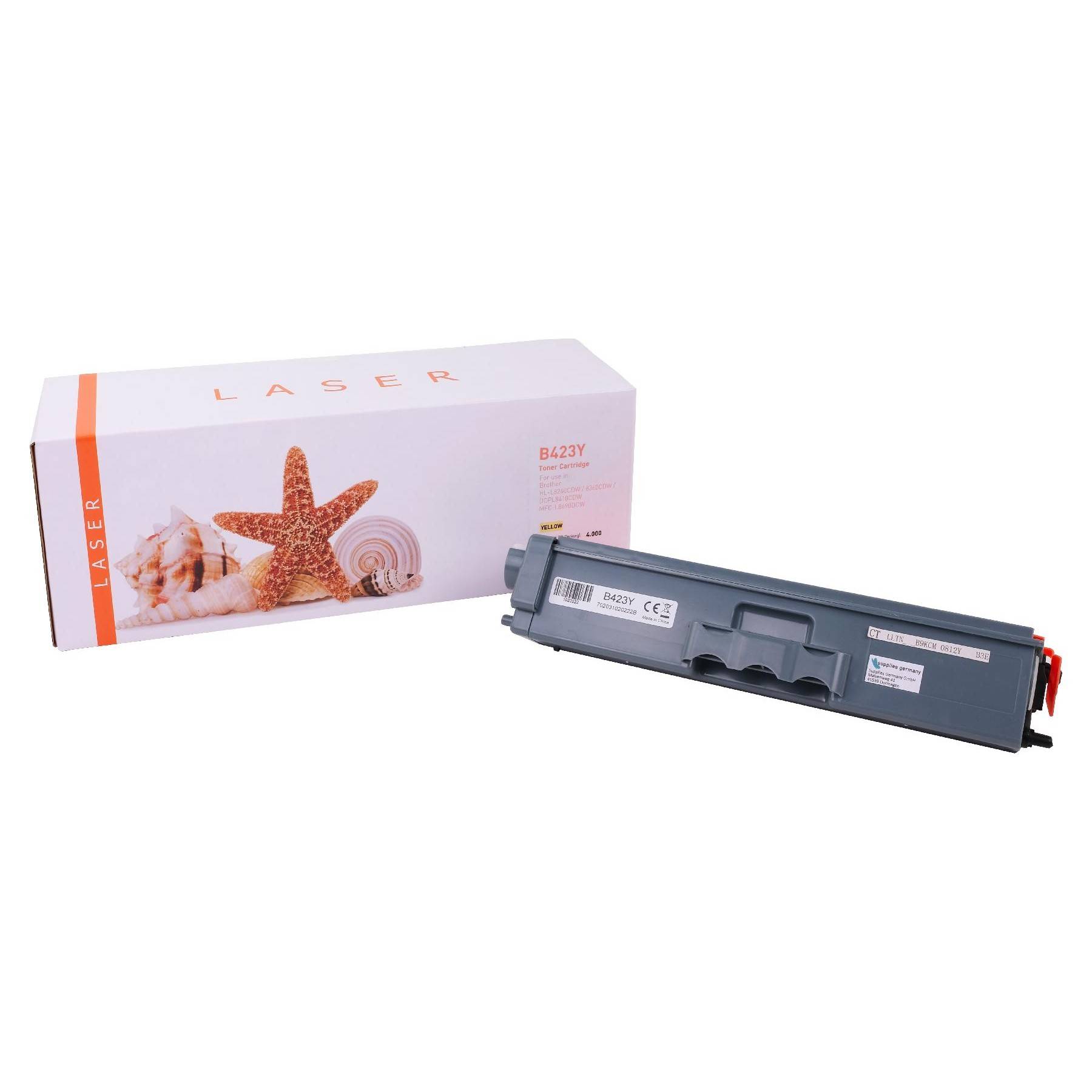 Kompatible Toner-Kartusche gelb HC (TN-423Y-3) ersetzt TN-423Y