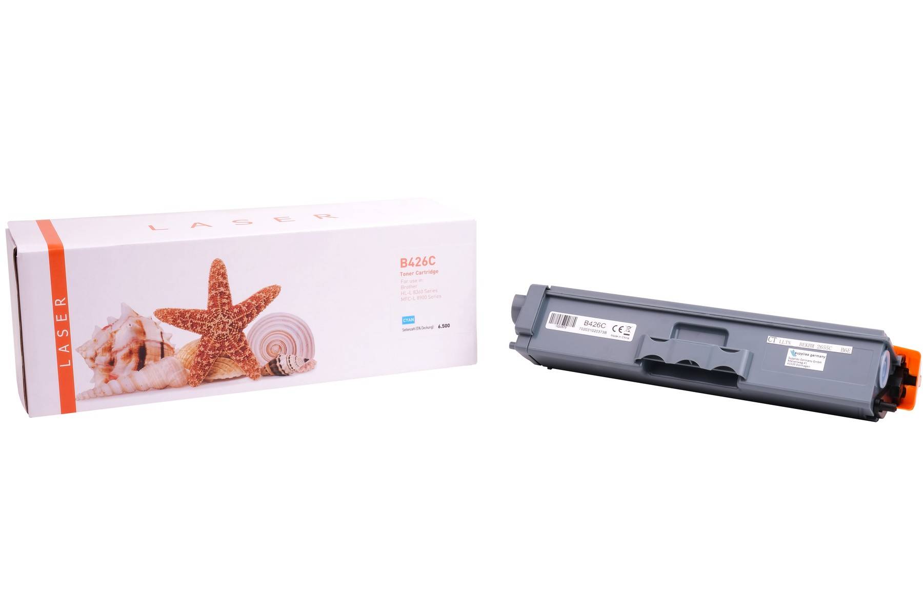 Kompatible Toner-Kartusche cyan HC plus (TN-426C-3) ersetzt TN-426C