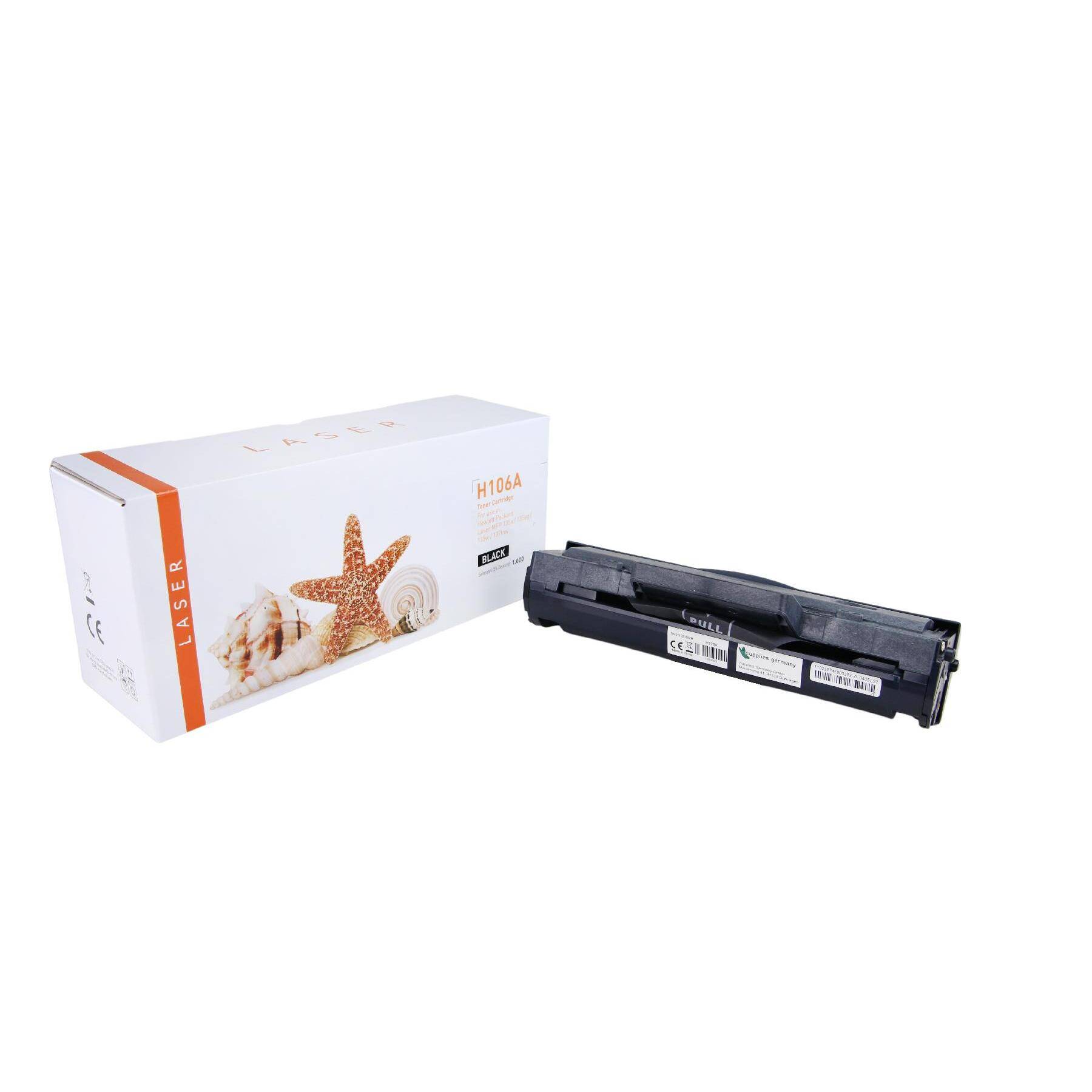 Kompatible Toner-Kartusche schwarz (W1106A-3) ersetzt 106A