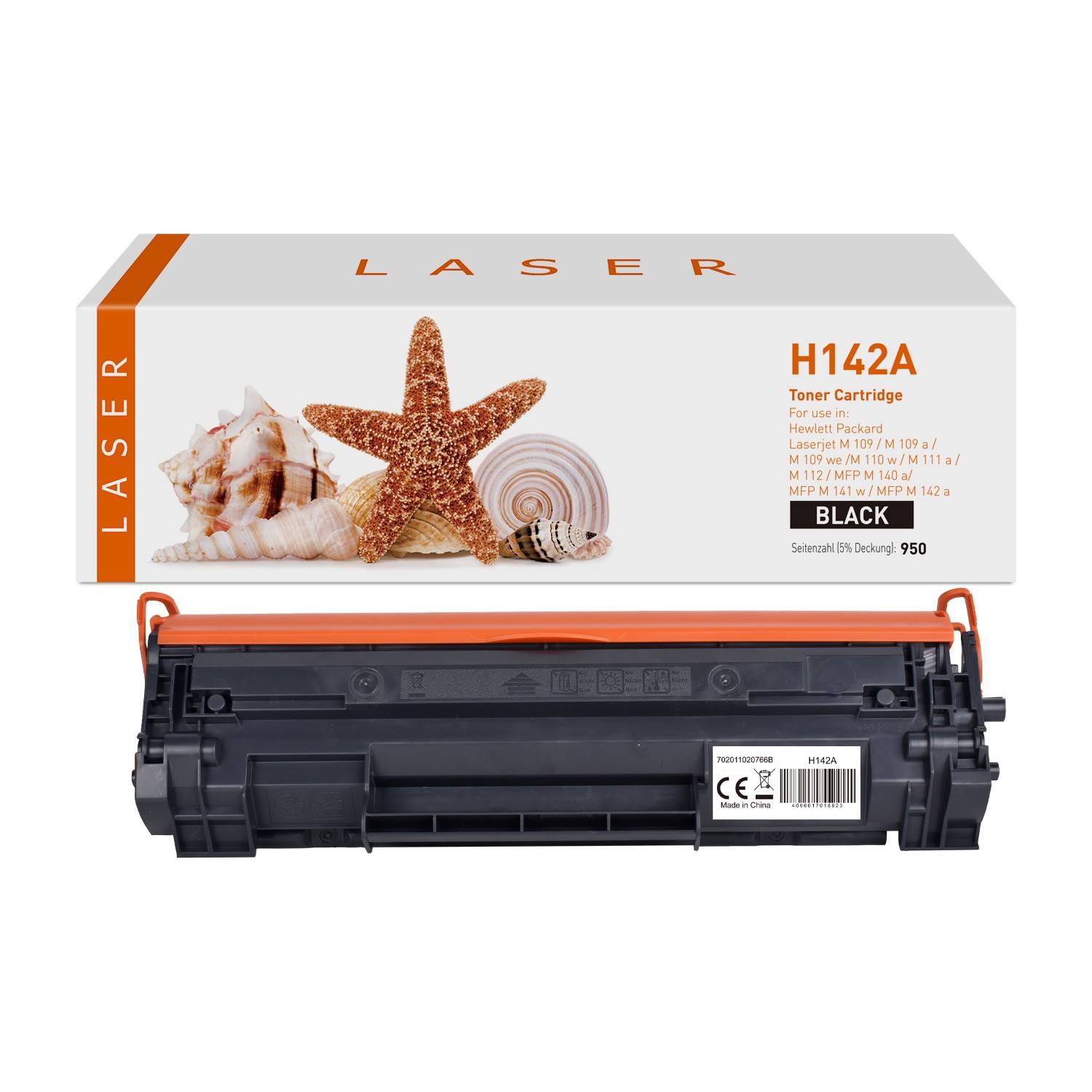 Kompatible Toner-Kartusche schwarz (W1420A-3) ersetzt 142A