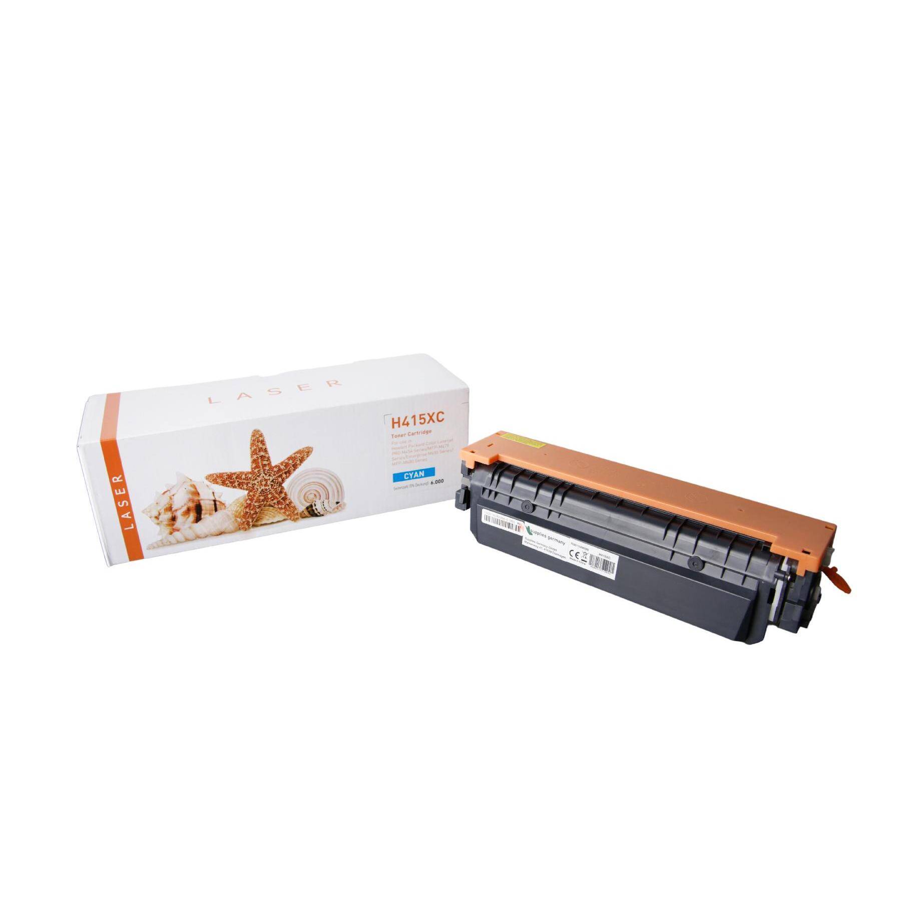 Kompatible Toner-Kartusche cyan HC (W2031X-3) ersetzt 415X