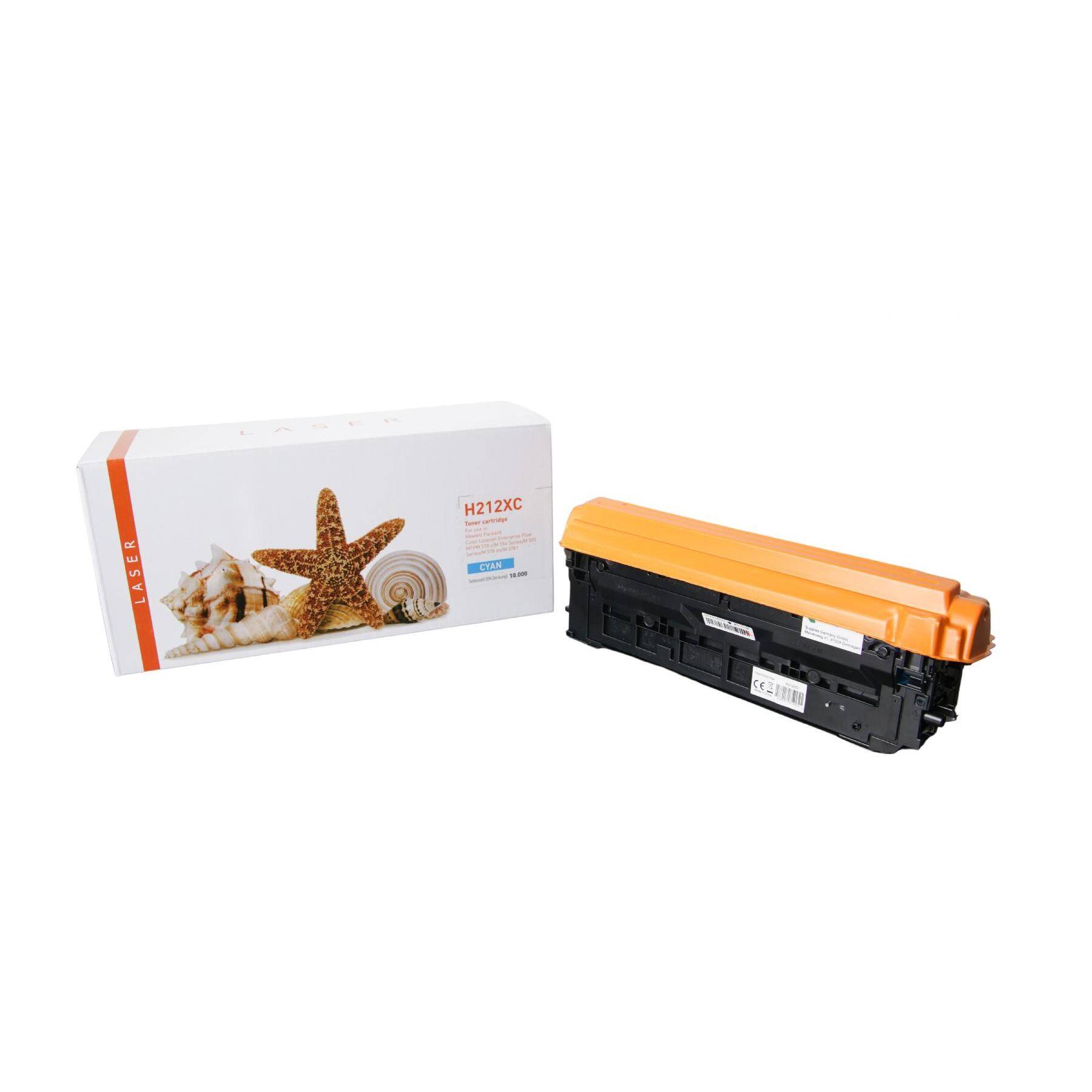 Kompatible Toner-Kartusche cyan HC (W2121X-3) ersetzt 212X