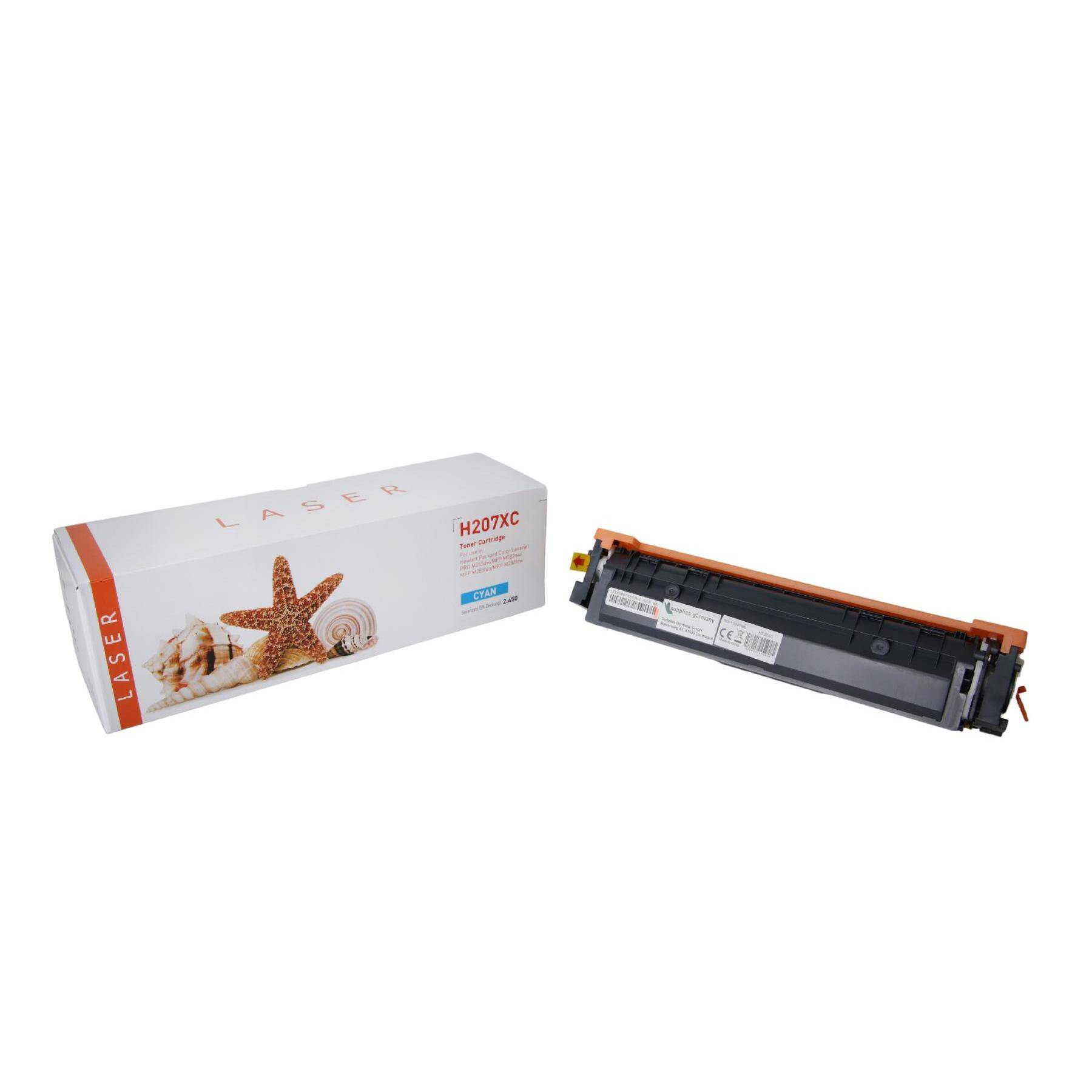 Kompatible Toner-Kartusche cyan HC (W2211X-3) ersetzt 207X