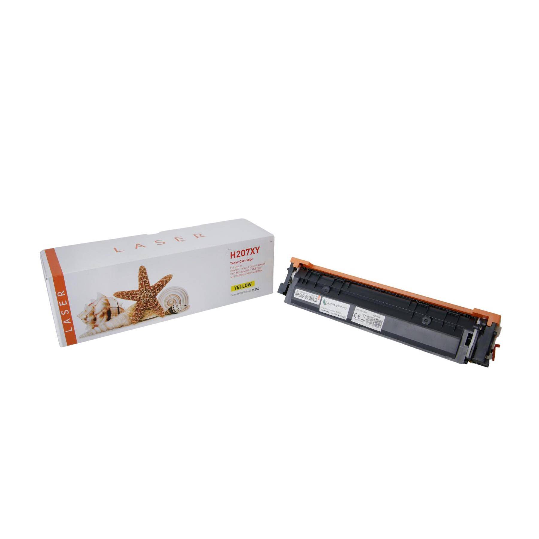 Kompatible Toner-Kartusche gelb HC (W2212X-3) ersetzt 207X
