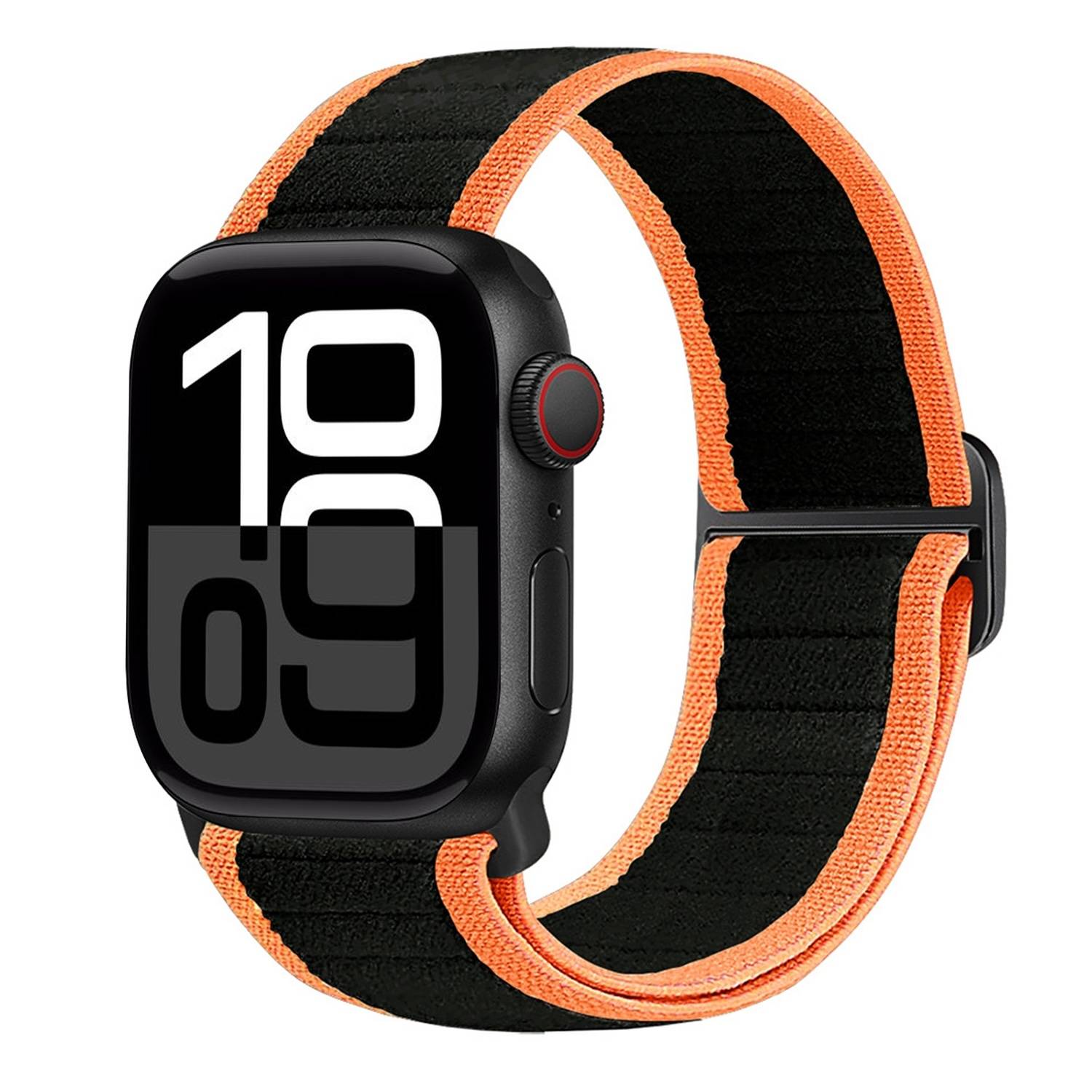 Für Apple Watch Series 10 46mm / 9 8 7 45 / 6 SE 5 4 44mm Band Schwarz