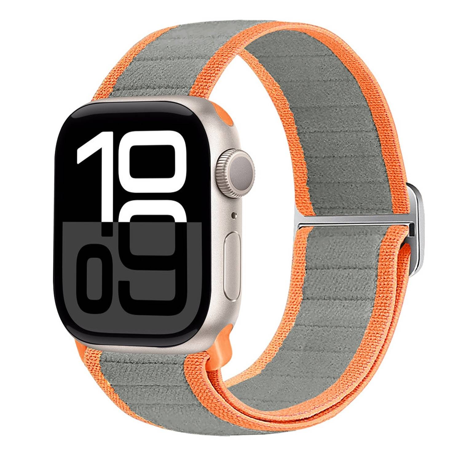 Für Apple Watch Series 10 46mm / 9 8 7 45 / 6 SE 5 4 44mm Armband Grau