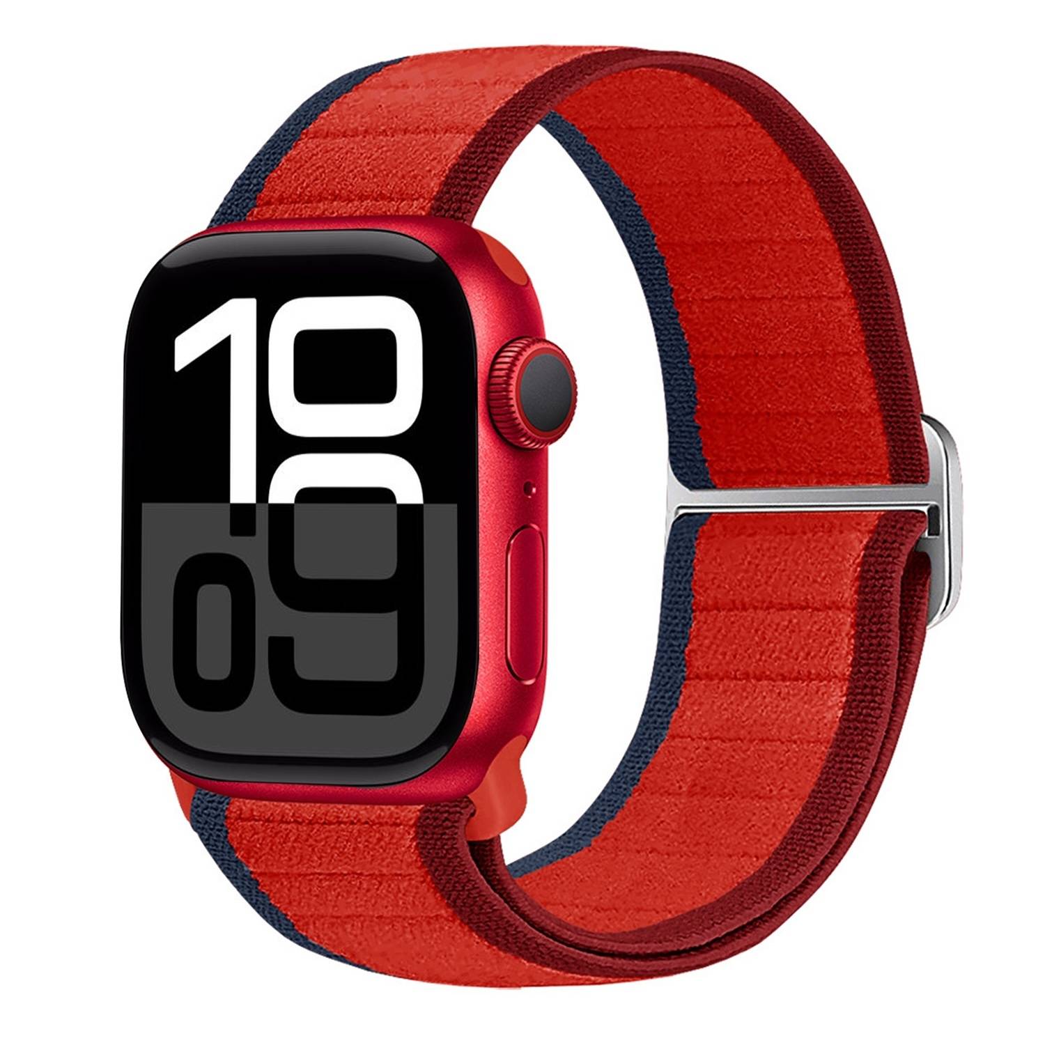 Für Apple Watch Series 10 46mm / 9 8 7 45 / 6 SE 5 4 44mm Armband Rot