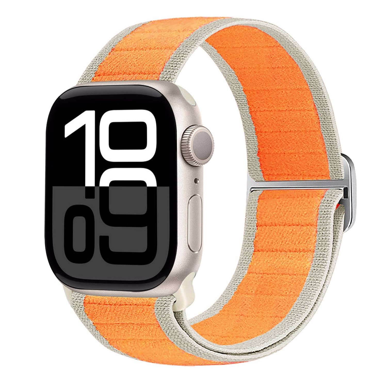 Für Apple Watch Series 10 42mm / 9 8 7 41 / 6 SE 5 4 40mm Band Orange