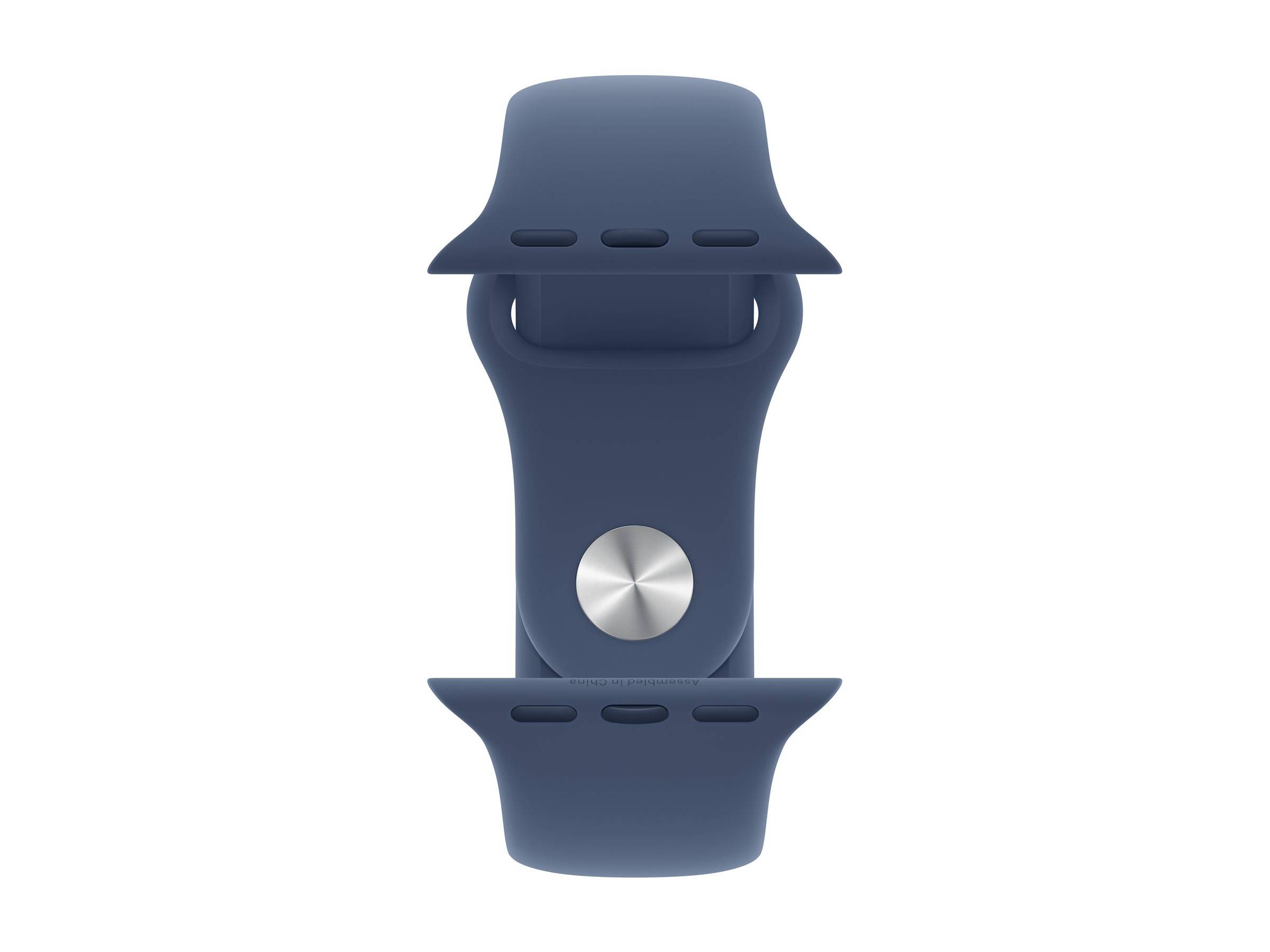 Apple Watch S10 (2024) Aluminium 42mm silber (Sportarmband denim) S/M